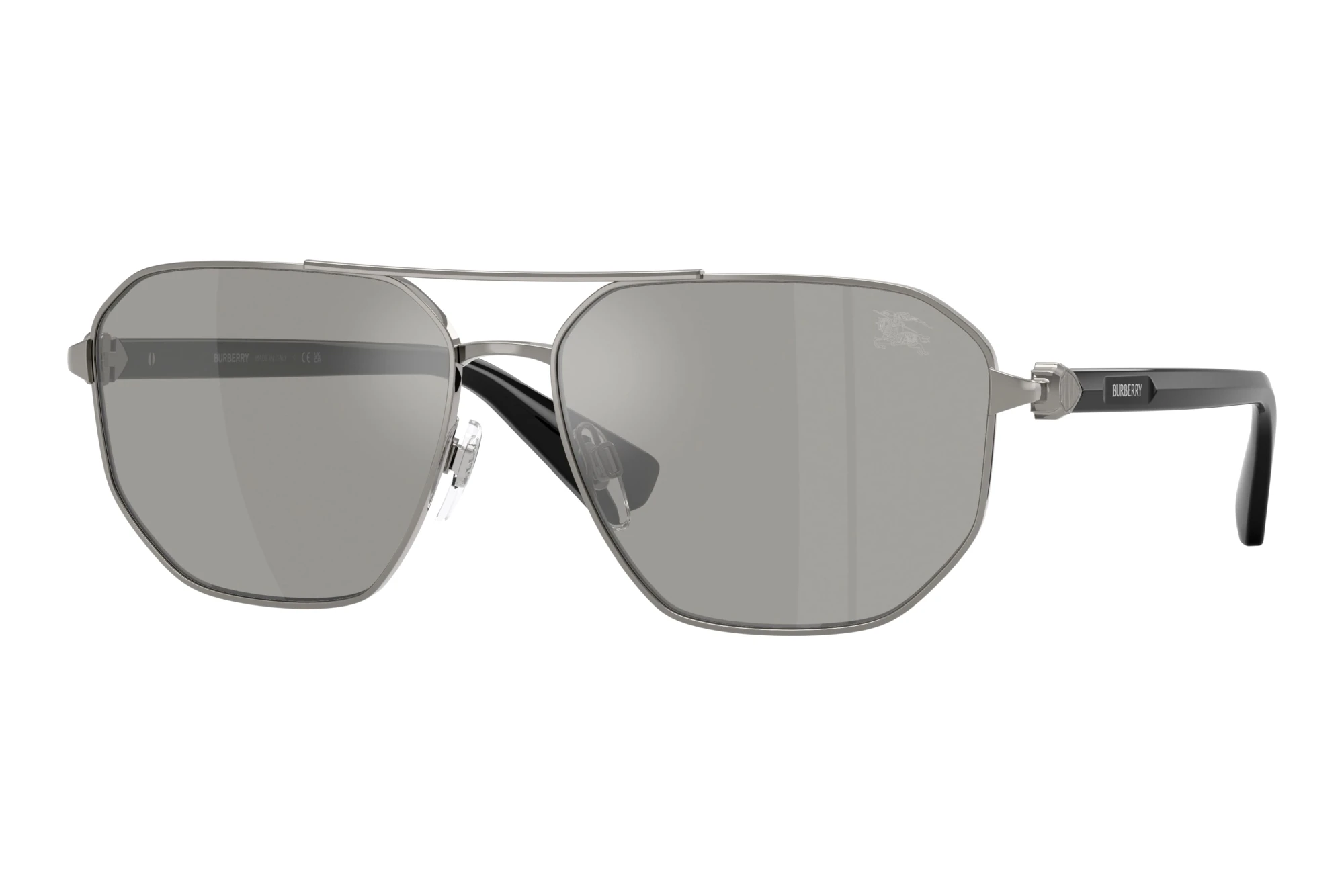 Burberry BE3166 10036G Light Grey Mirror SilverGunmetal Burberry BE3166 10036G Light Grey Mirror SilverGunmetal