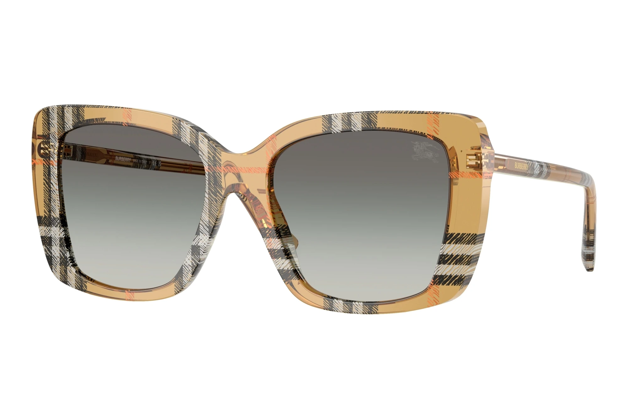 Burberry BE4456 416311 Grey GradientCheck Sand Burberry BE4456 416311 Grey GradientCheck Sand