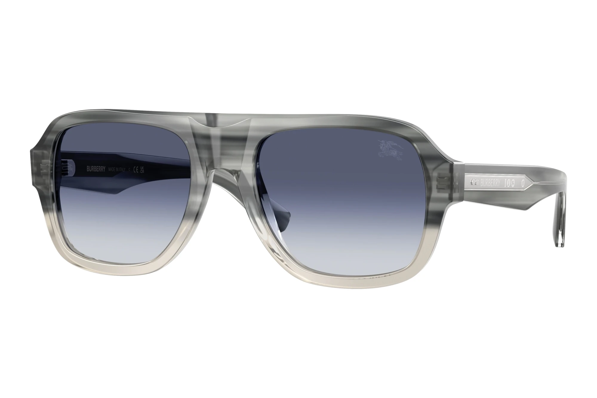 Burberry BE4478 420814 Grigio Sfumato BluStriato Grey Gradient Burberry BE4478 420814 Grigio Sfumato BluStriato Grey Gradient