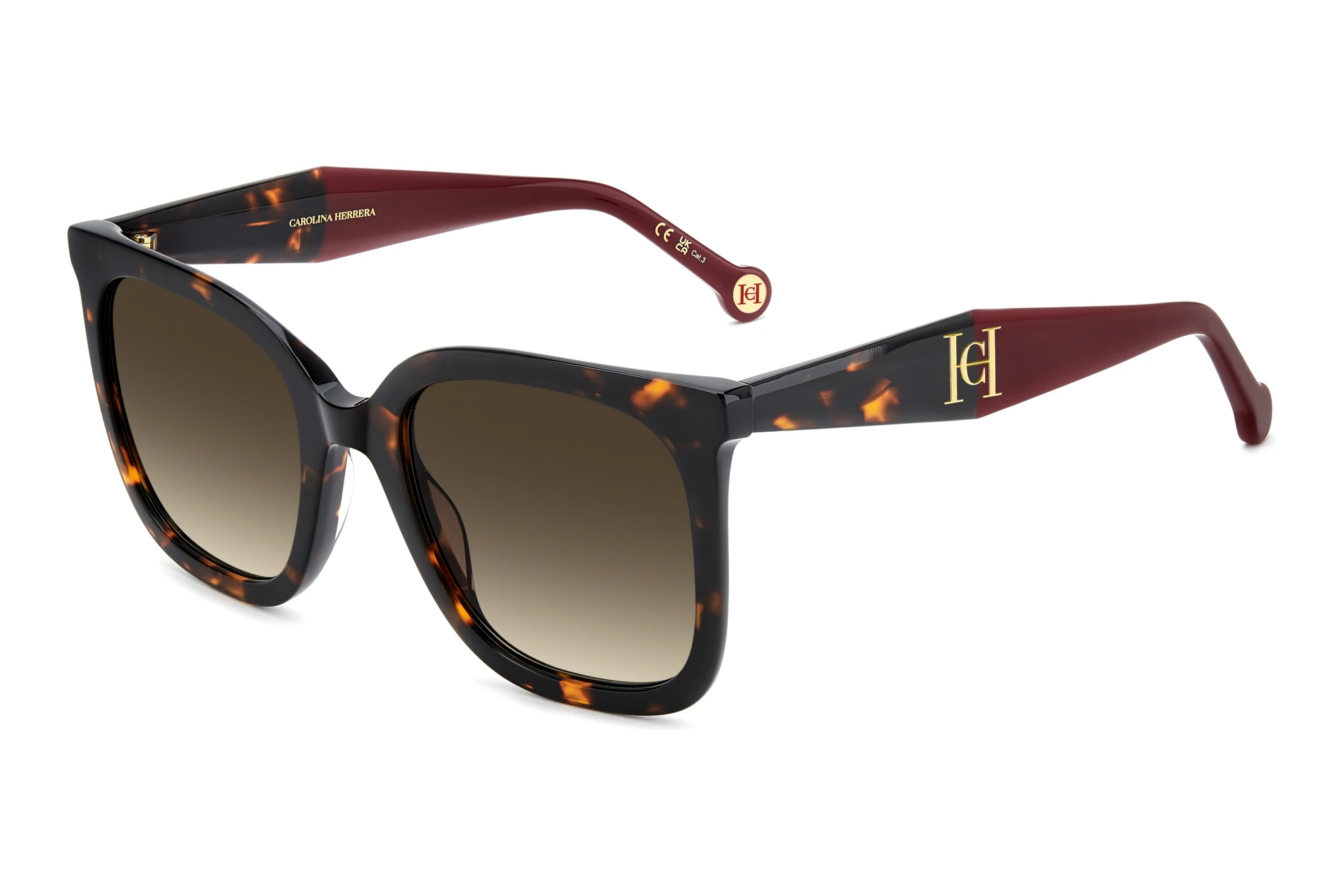 Carolina Herrera HER 0375/G/S 086/HA BROWN SHADEDHAVANA Carolina Herrera HER 0375/G/S 086/HA BROWN SHADEDHAVANA