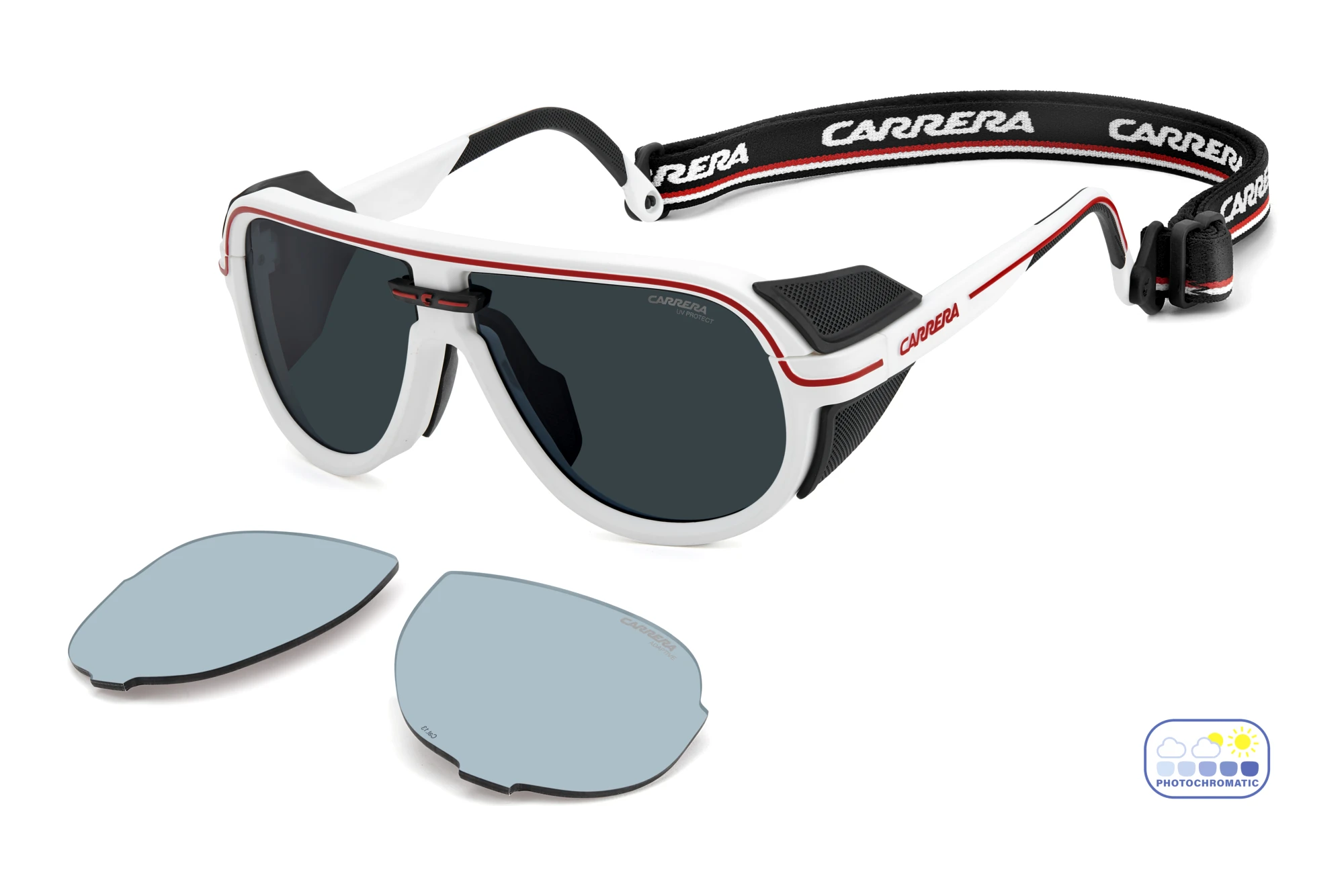 Carrera EVEREST/S 6HT/KU BLUEMATTE WHITE Carrera EVEREST/S 6HT/KU BLUEMATTE WHITE