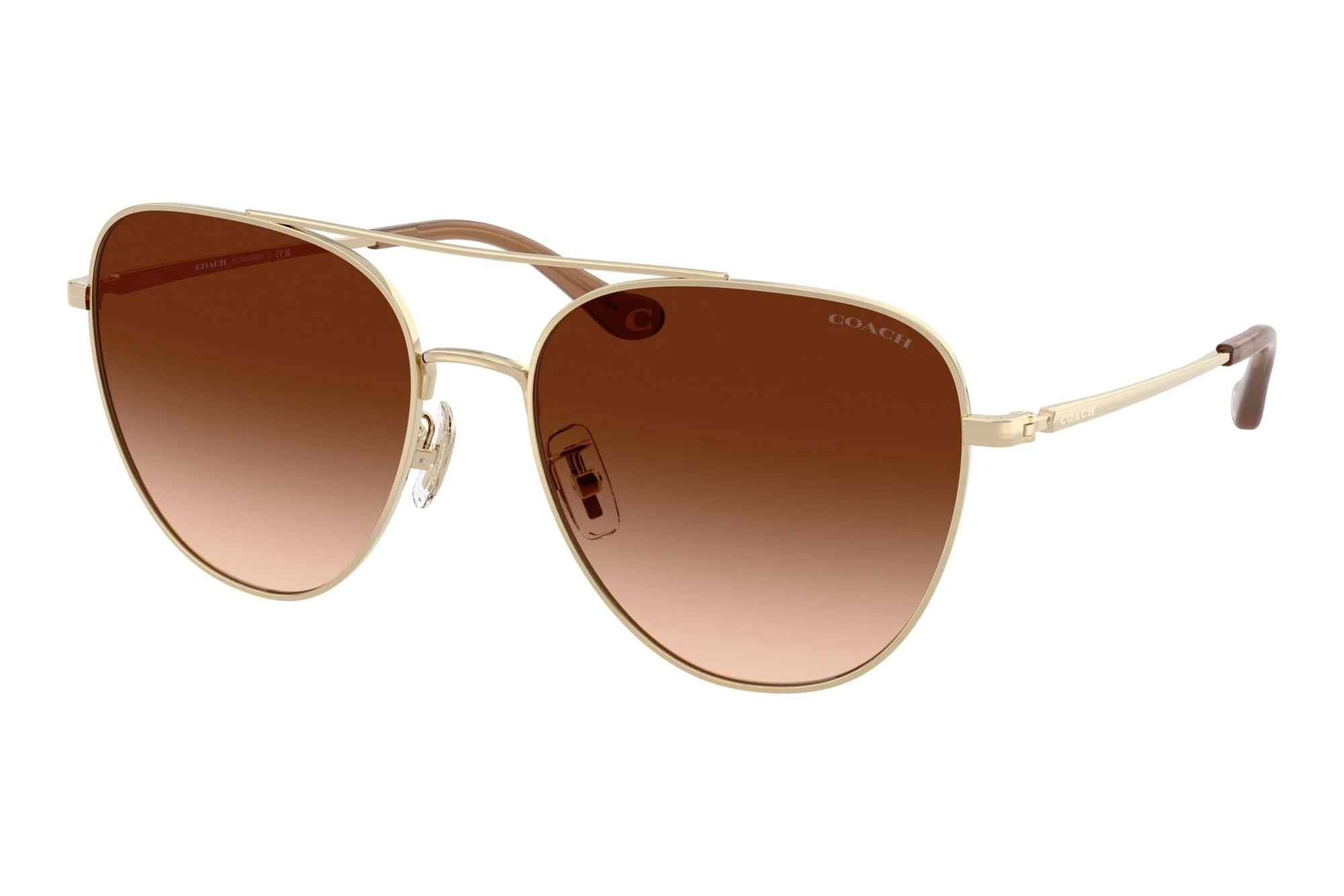 Coach HC7182 900574 Brown GradientShiny Light Gold Coach HC7182 900574 Brown GradientShiny Light Gold
