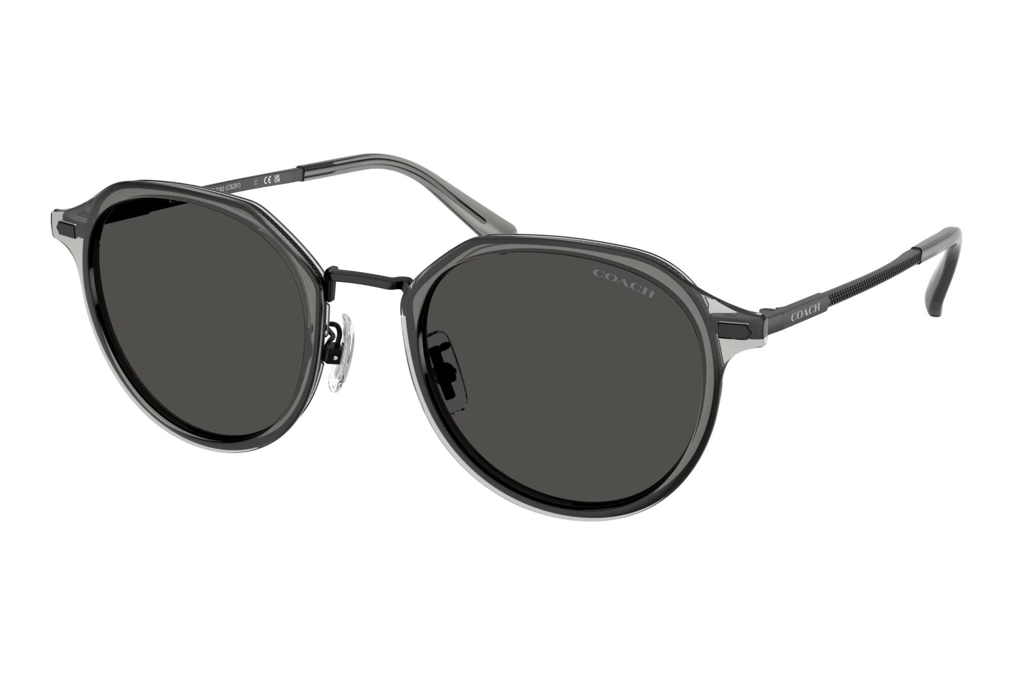 Coach HC7183 947287 Grey SolidSatin Black Coach HC7183 947287 Grey SolidSatin Black