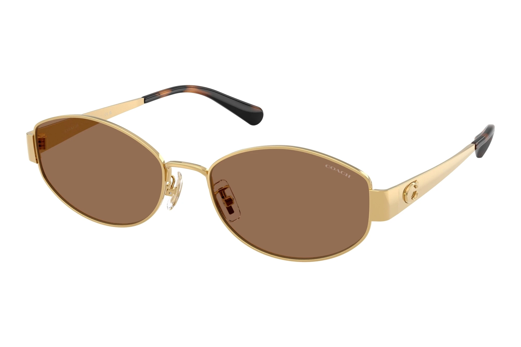 Coach HC7192D 944113 Dark Brown SolidShiny Gold Coach HC7192D 944113 Dark Brown SolidShiny Gold