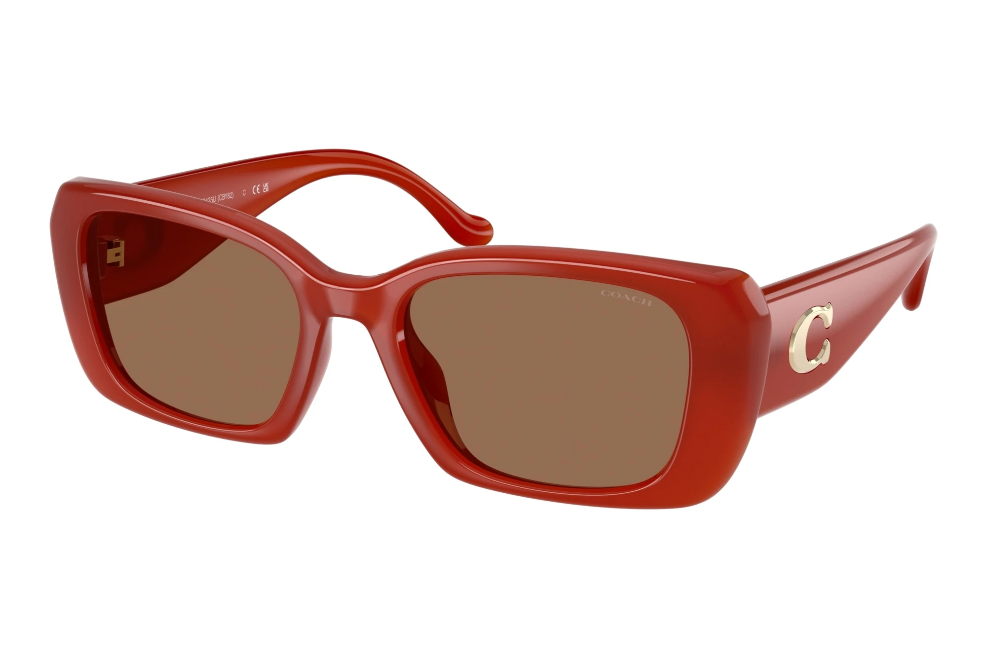 Coach HC8435U 591673 Brown SolidMilky Burnt Orange Coach HC8435U 591673 Brown SolidMilky Burnt Orange