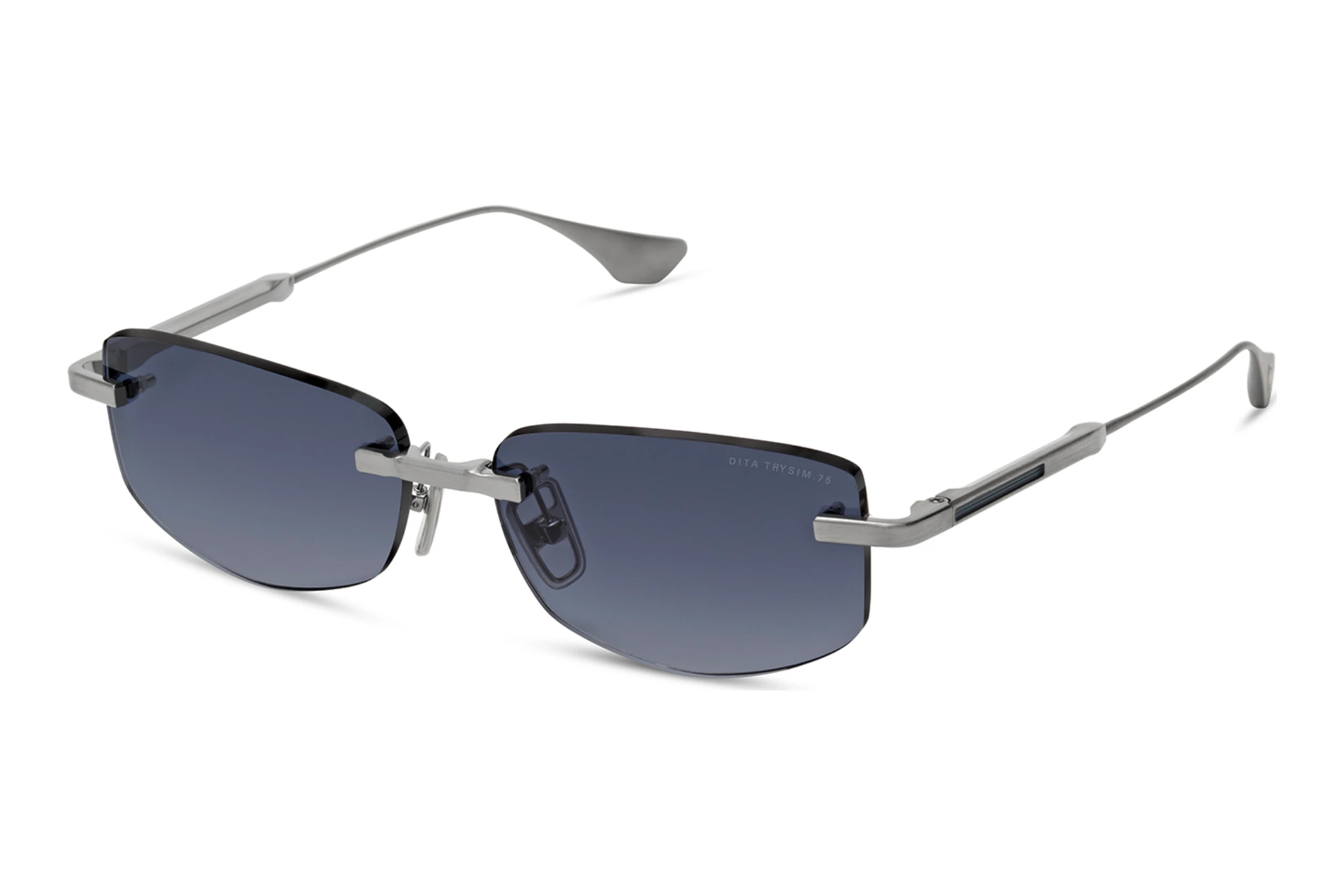 DITA DTS-182 02A NIGHT BLUE TO CLEAR GRADIENTBRUSHED RAW TITANIUM DITA DTS-182 02A NIGHT BLUE TO CLEAR GRADIENTBRUSHED RAW TITANIUM