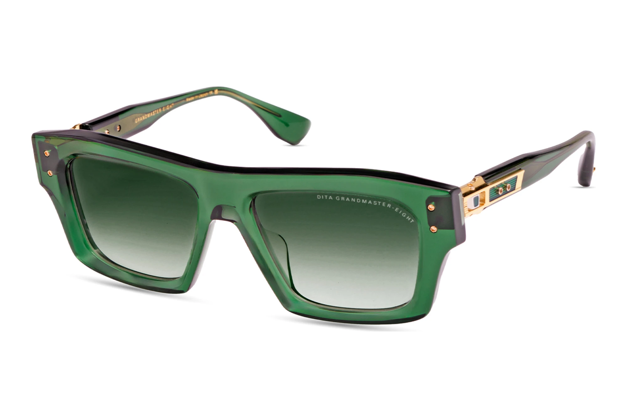 DITA DTS-458 02A-Asian-Fit CADIUM GREEN GRADIENTCRYSTAL PINE - YELLOW GOLD DITA DTS-458 02A-Asian-Fit CADIUM GREEN GRADIENTCRYSTAL PINE - YELLOW GOLD