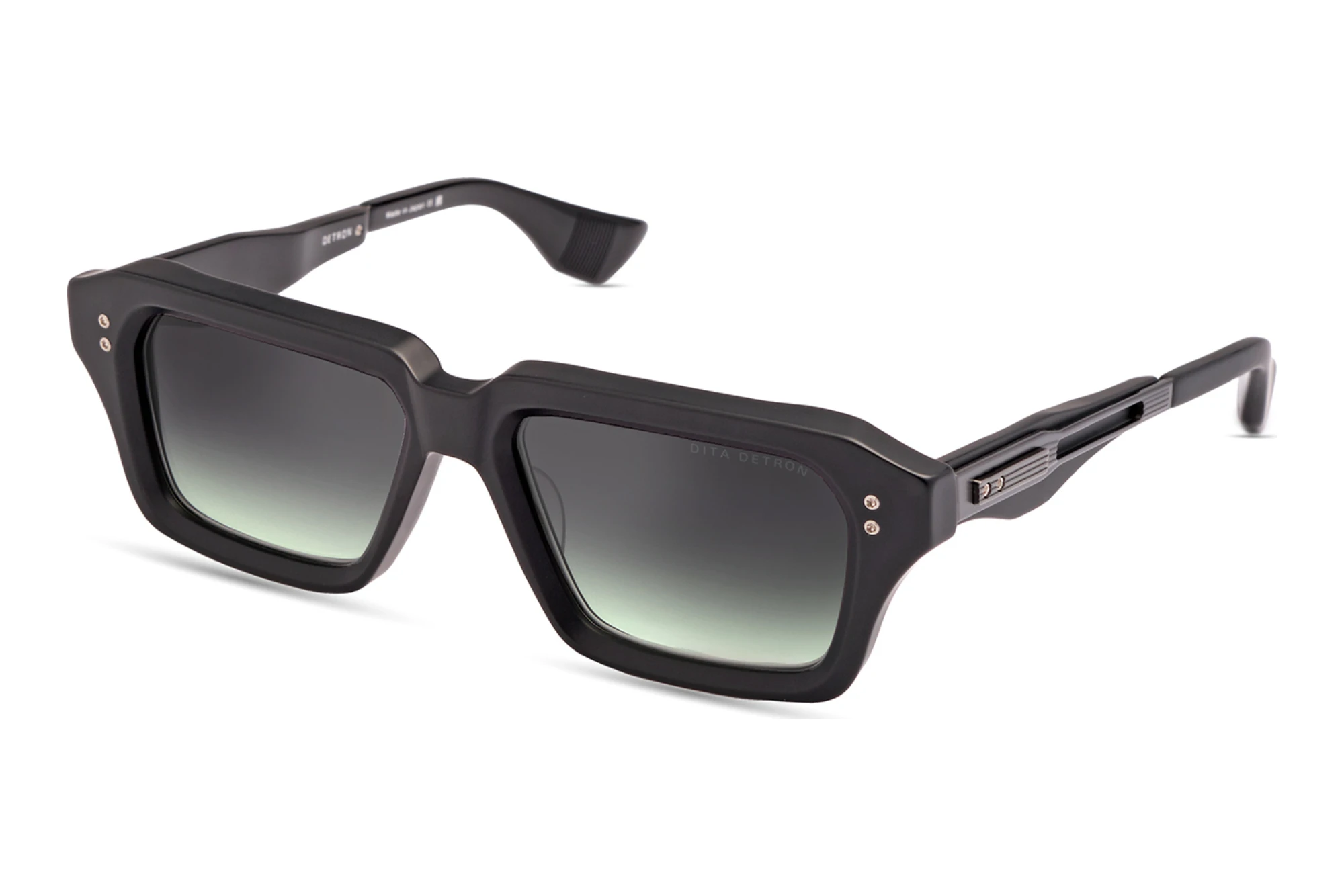 DITA DTS-459 02A GREY TO GREEN GRADIENTMATTE BLACK - BLACK IRON DITA DTS-459 02A GREY TO GREEN GRADIENTMATTE BLACK - BLACK IRON