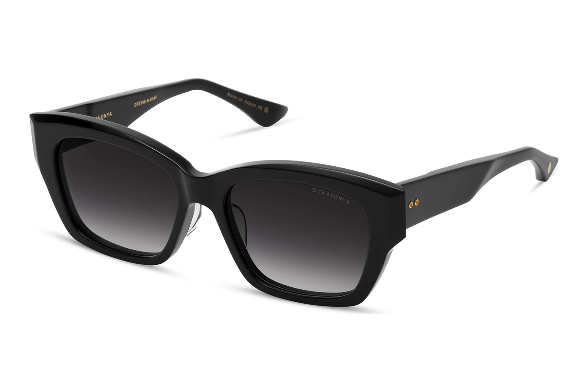DITA DTS-745 01A GREY TO CLEAR GRADIENTBLACK - YELLOW GOLD DITA DTS-745 01A GREY TO CLEAR GRADIENTBLACK - YELLOW GOLD