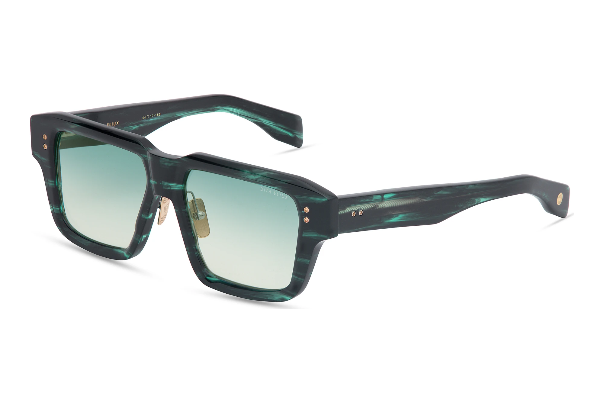 DITA DTS-751 02A-Asian-Fit DARK TURQUOISE TO CLEAR GRADIENTSTORM SWIRL DITA DTS-751 02A-Asian-Fit DARK TURQUOISE TO CLEAR GRADIENTSTORM SWIRL