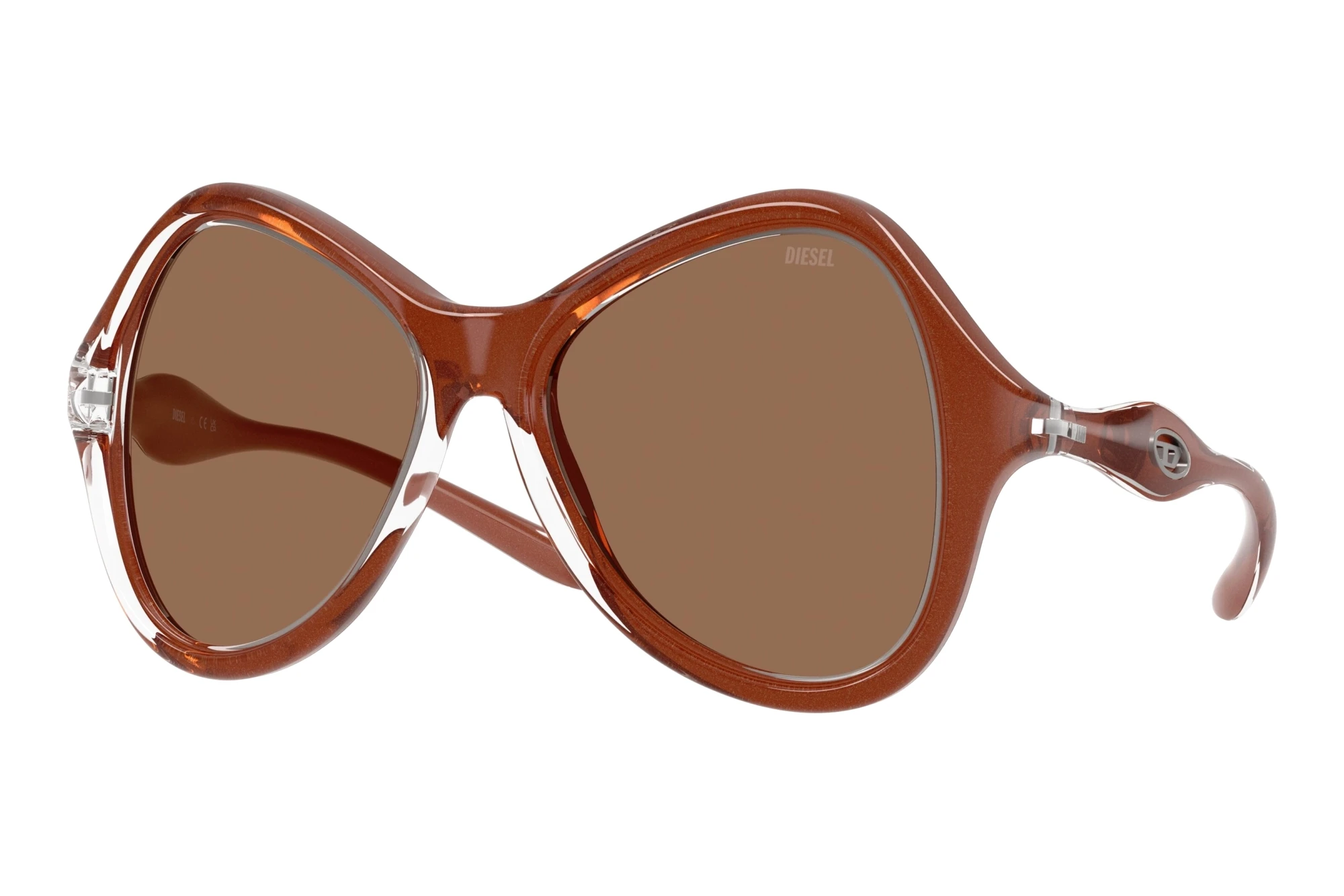 Diesel DL3010U 203373 Dark BrownCrystal/Varnish Brown Diesel DL3010U 203373 Dark BrownCrystal/Varnish Brown