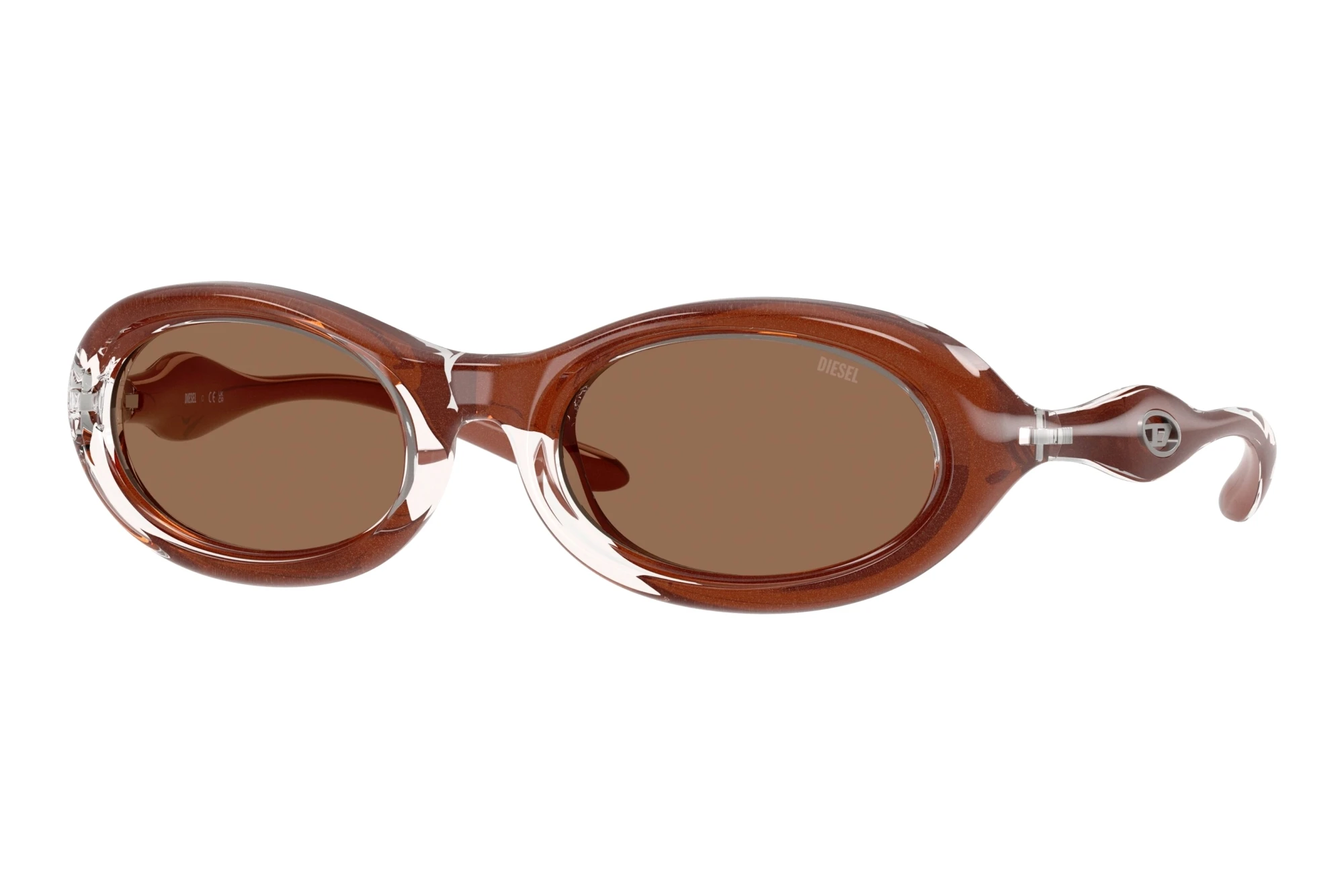 Diesel DL3011U 203373 Dark BrownCrystal/Varnish Brown Diesel DL3011U 203373 Dark BrownCrystal/Varnish Brown