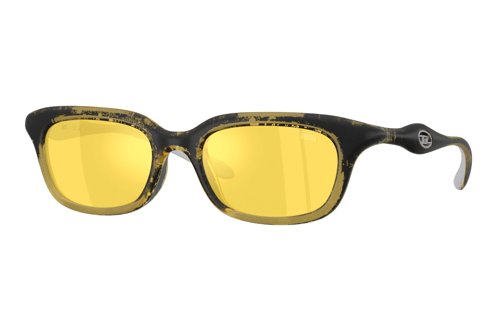 Diesel DL3013U 2030V9 Mirror YellowYellow Metallic Diesel DL3013U 2030V9 Mirror YellowYellow Metallic