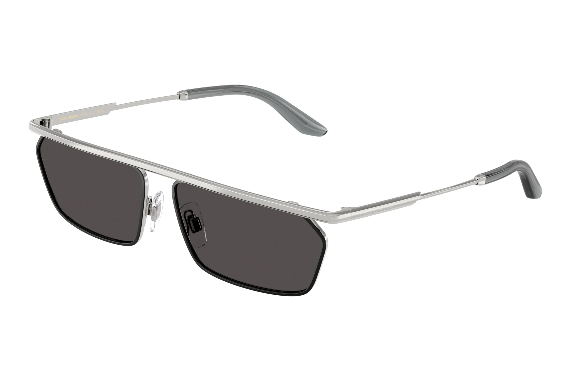 Dolce & Gabbana DG2327 132487 Dark GreySilver/Matte Black Dolce & Gabbana DG2327 132487 Dark GreySilver/Matte Black