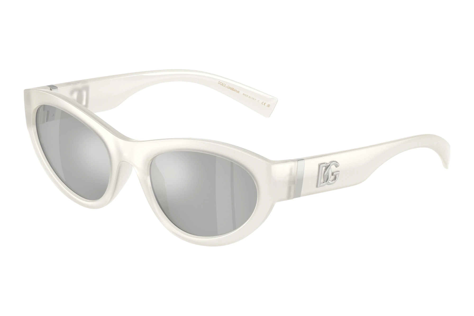 Dolce & Gabbana DG6207 30398V Clear Mirror SilverMilky White Dolce & Gabbana DG6207 30398V Clear Mirror SilverMilky White