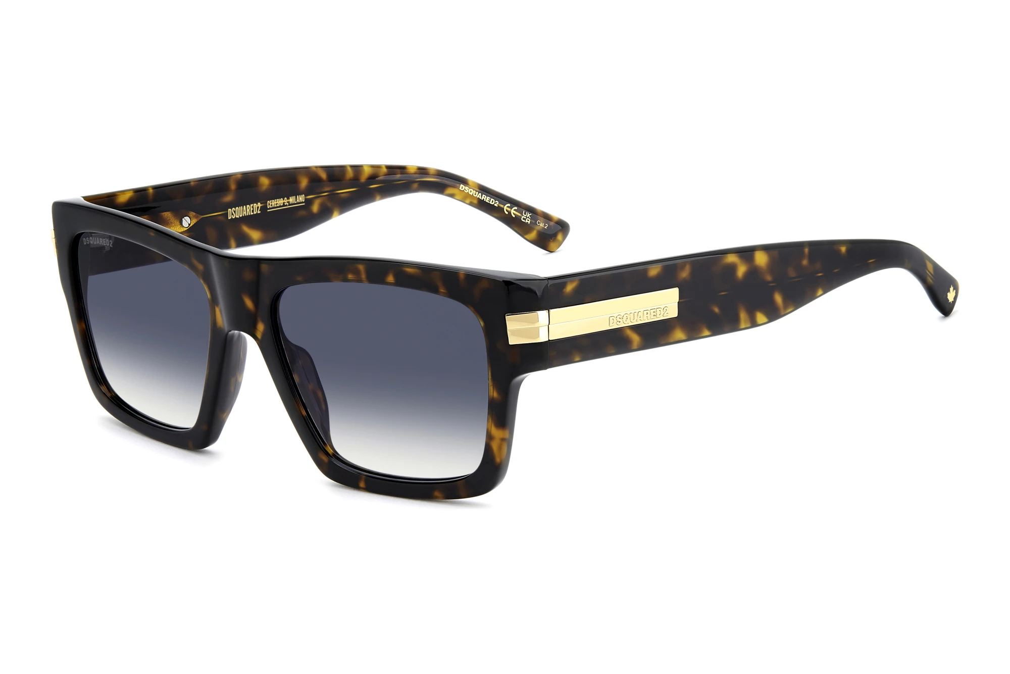 Dsquared2 D2 0198/S 086/08 DK BLUE SHADEDHAVANA Dsquared2 D2 0198/S 086/08 DK BLUE SHADEDHAVANA