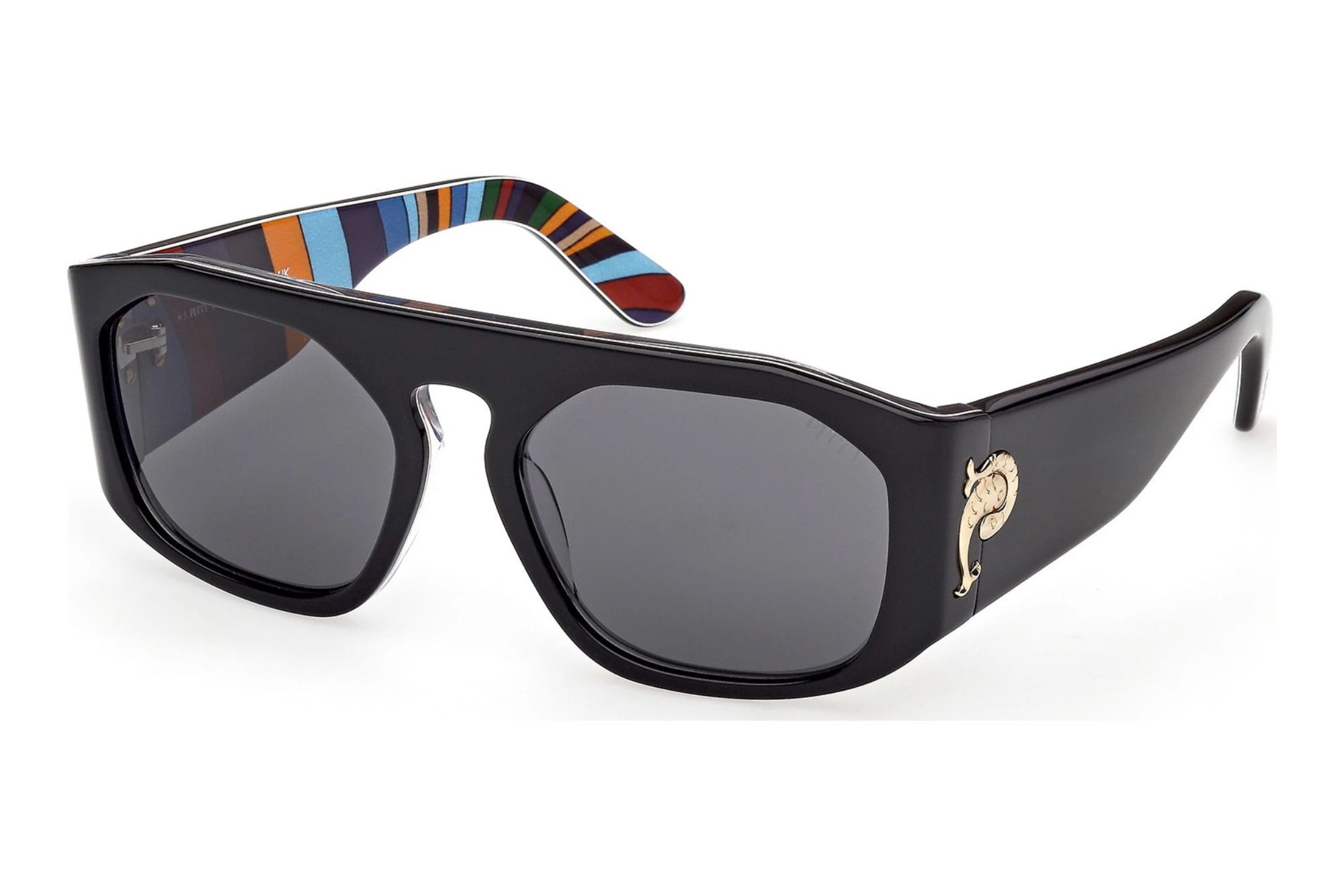 Emilio Pucci EP0242 05A grauSchwarz/Muster Emilio Pucci EP0242 05A grauSchwarz/Muster