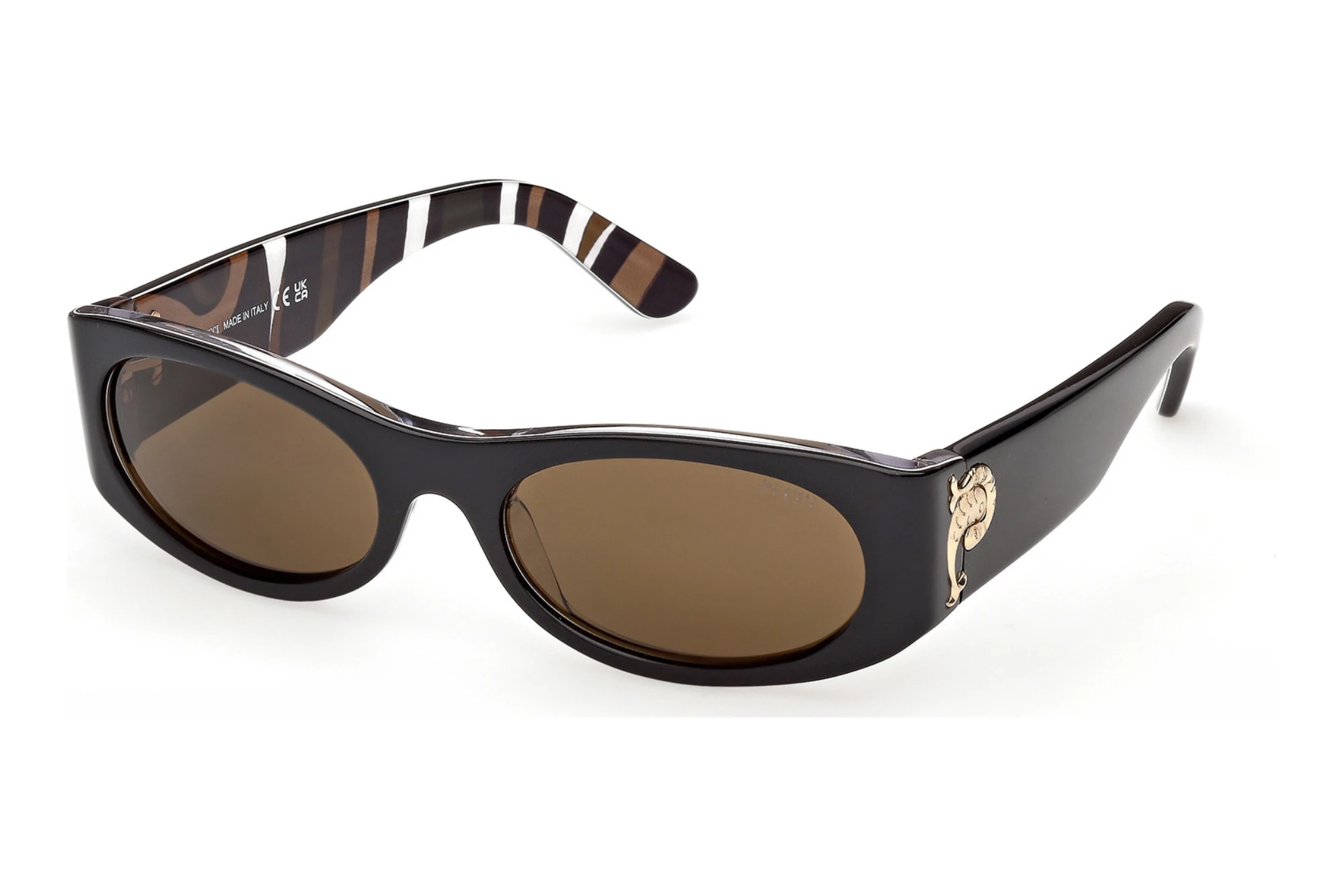 Emilio Pucci EP0243 05A grauSchwarz/Muster Emilio Pucci EP0243 05A grauSchwarz/Muster