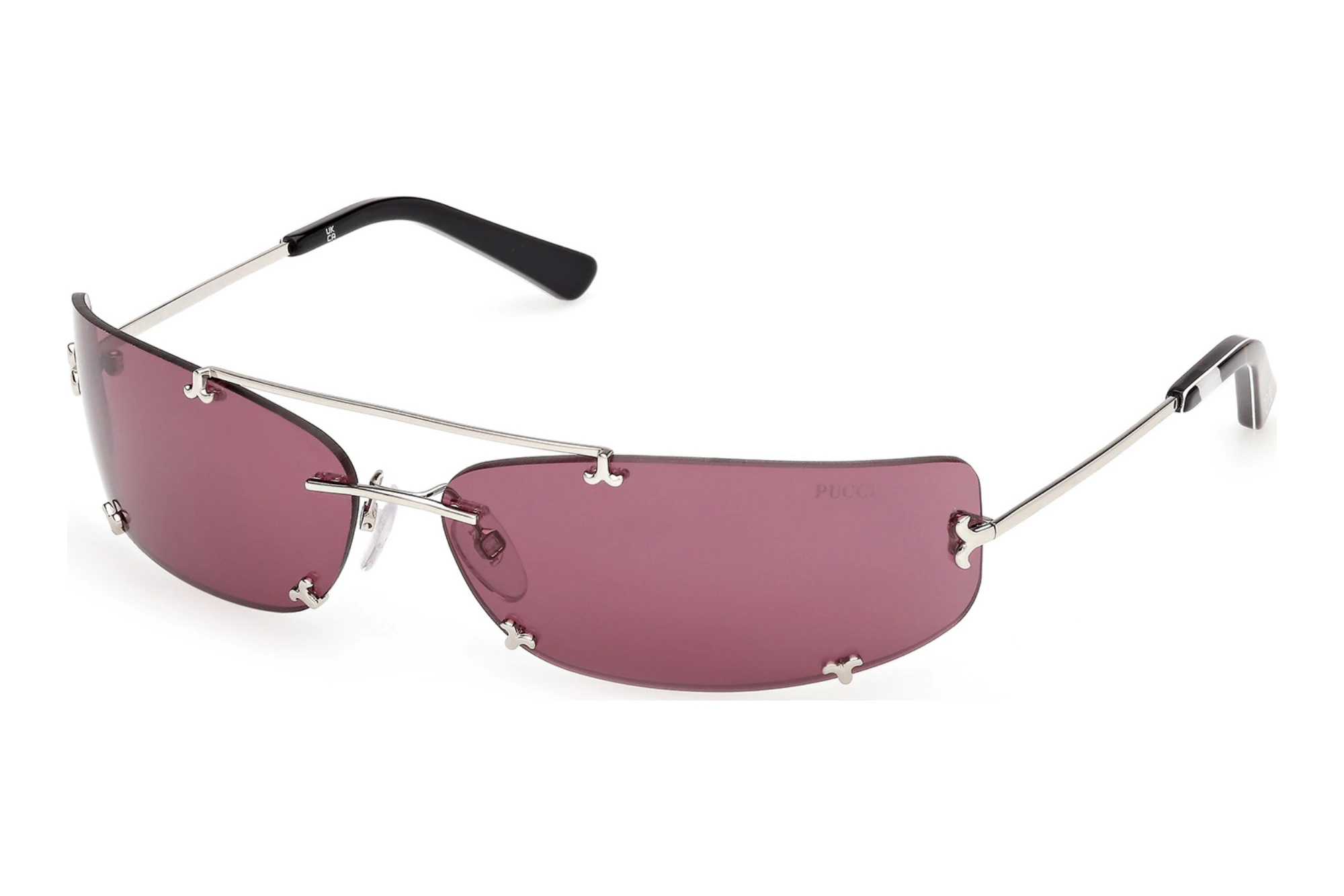 Emilio Pucci EP0244 16S bordeauxGlänzend Palladium Emilio Pucci EP0244 16S bordeauxGlänzend Palladium