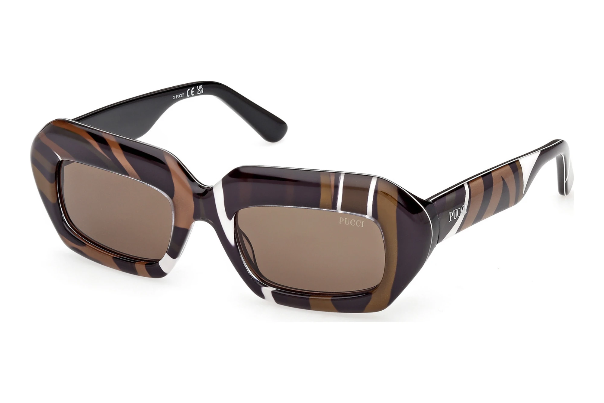Emilio Pucci EP0245 99E braunAnimalier/Muster Emilio Pucci EP0245 99E braunAnimalier/Muster