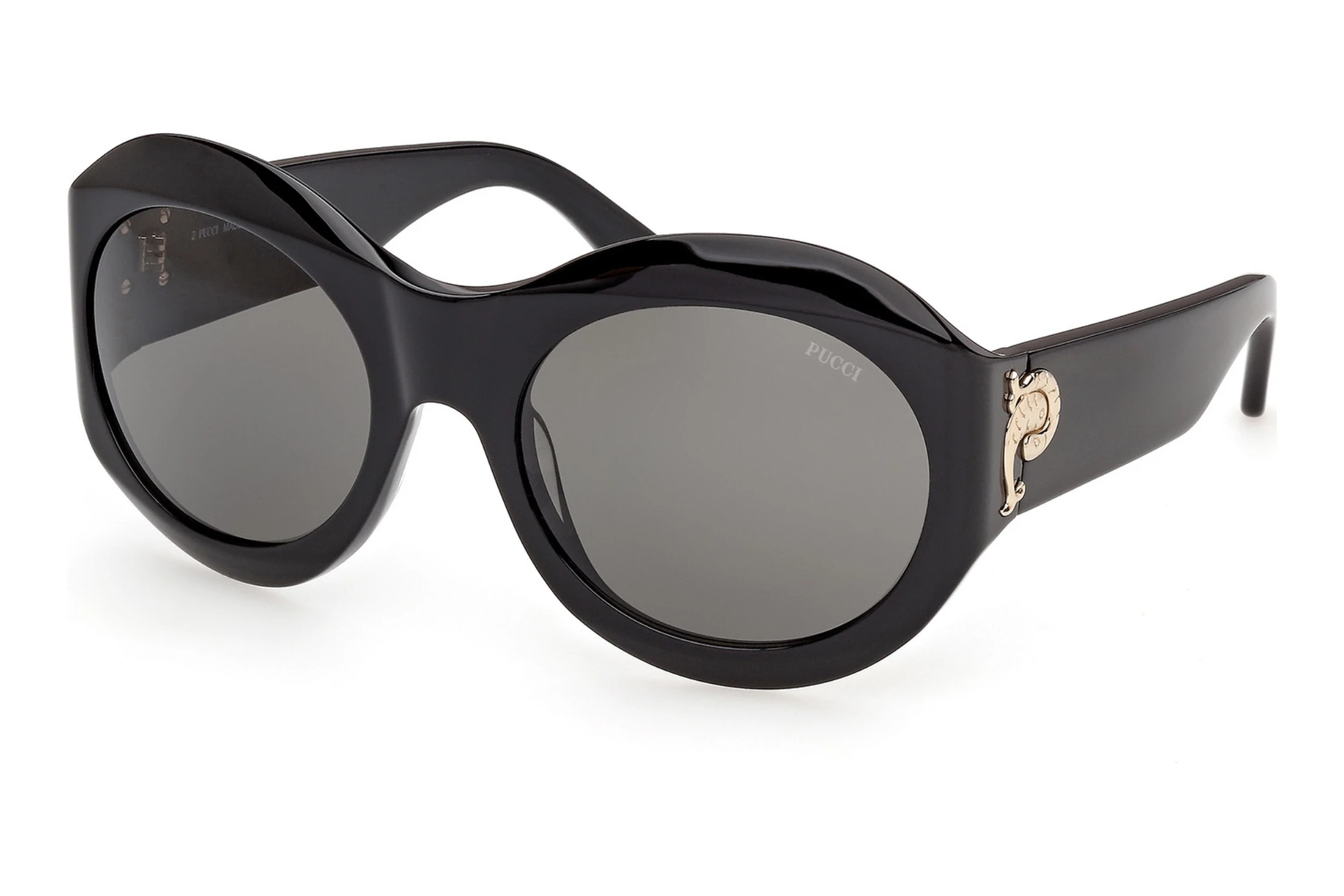 Emilio Pucci EP0260 01A grauGlänzend Schwarz Emilio Pucci EP0260 01A grauGlänzend Schwarz
