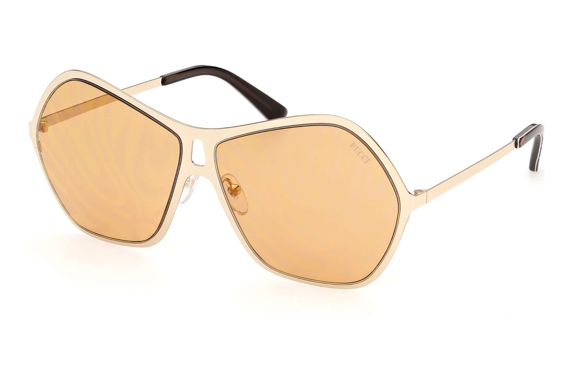 Emilio Pucci EP0264 32G braun verspiegeltGlänzend Blassgold Emilio Pucci EP0264 32G braun verspiegeltGlänzend Blassgold