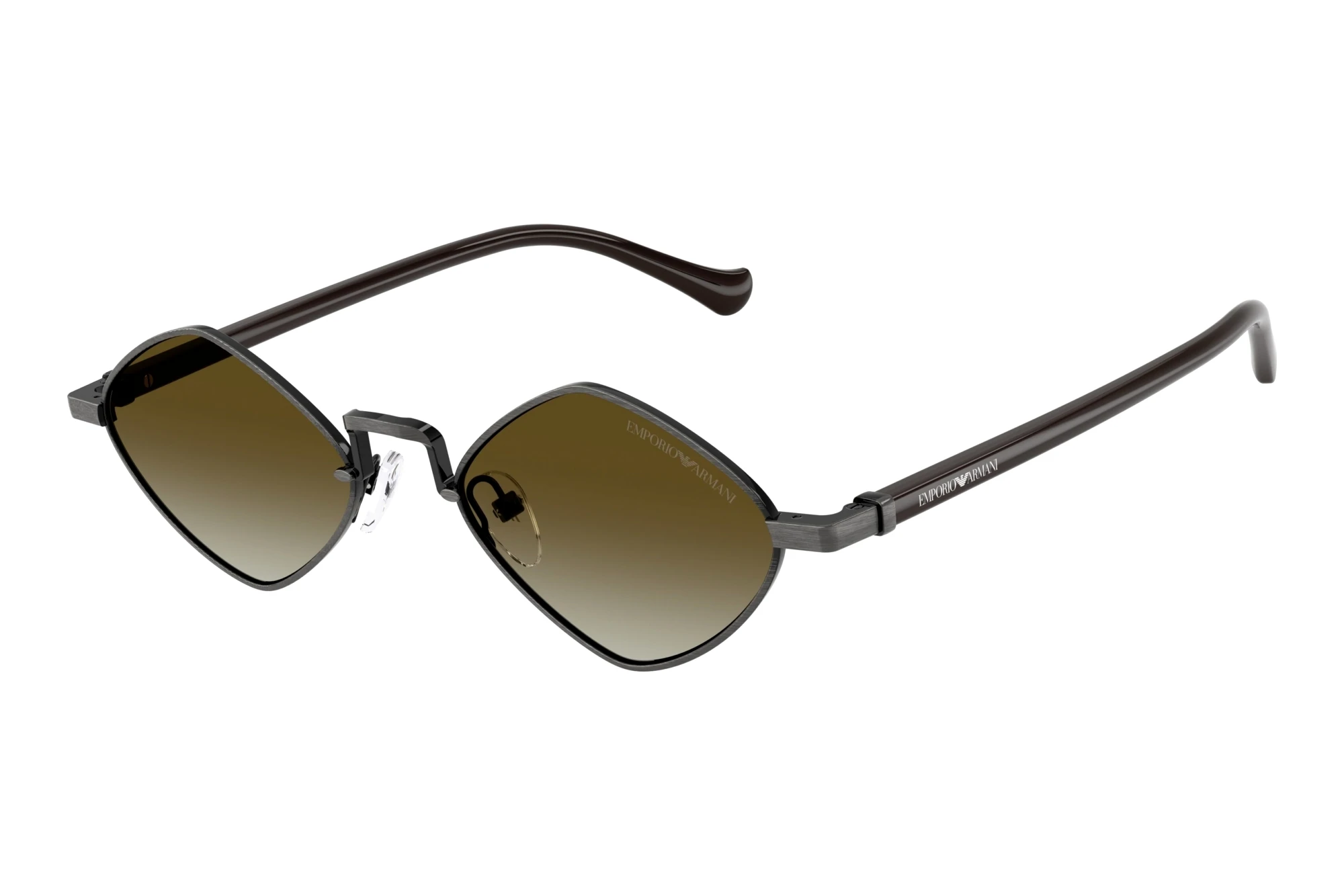 Emporio Armani EA2182 34447Z Grey Gradient GreenShiny Anticate Silver Emporio Armani EA2182 34447Z Grey Gradient GreenShiny Anticate Silver