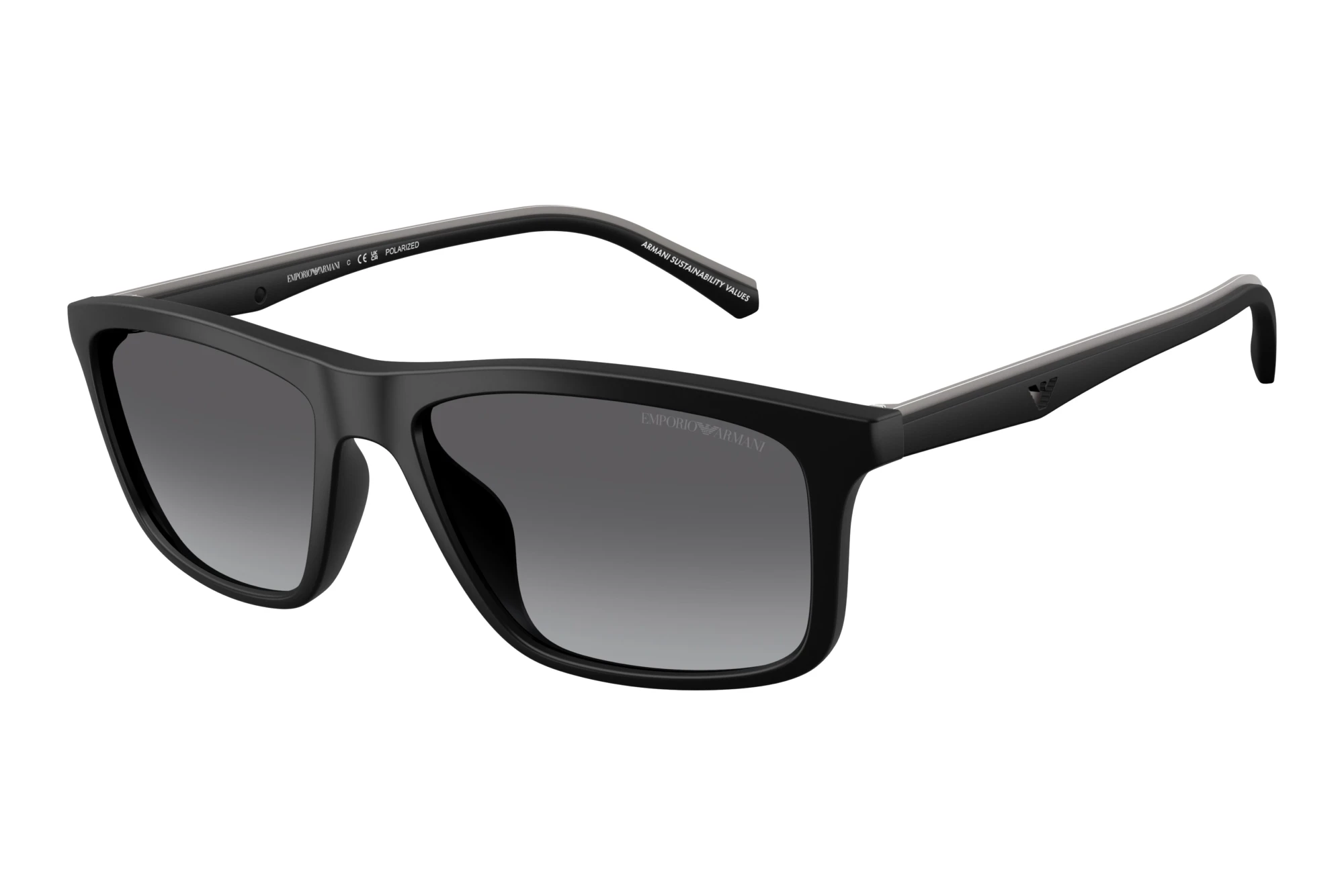 Emporio Armani EA4257U 500181 Grey Gradient PolarizedMatte Black Emporio Armani EA4257U 500181 Grey Gradient PolarizedMatte Black