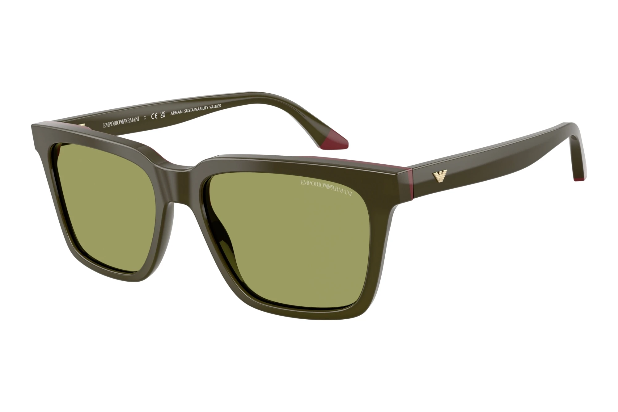 Emporio Armani EA4260 63162A GreenOpaline Green/Bordeaux Emporio Armani EA4260 63162A GreenOpaline Green/Bordeaux