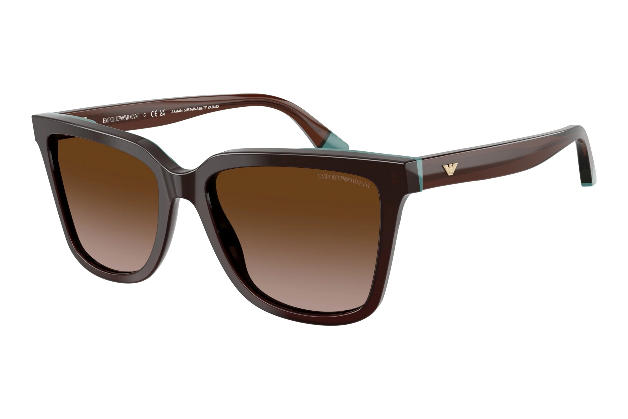 Emporio Armani EA4261 631813 Brown GradientTransparent Brown/Teal Emporio Armani EA4261 631813 Brown GradientTransparent Brown/Teal