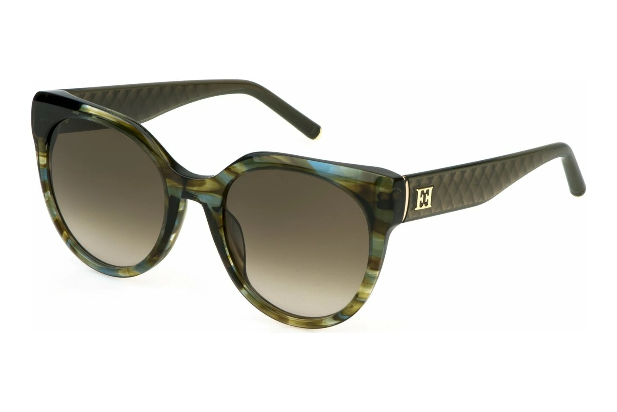 Escada SESE65 06U8 BROWN GRADIENT PINKSTRIPED SHINY BROWN/GREEN Escada SESE65 06U8 BROWN GRADIENT PINKSTRIPED SHINY BROWN/GREEN