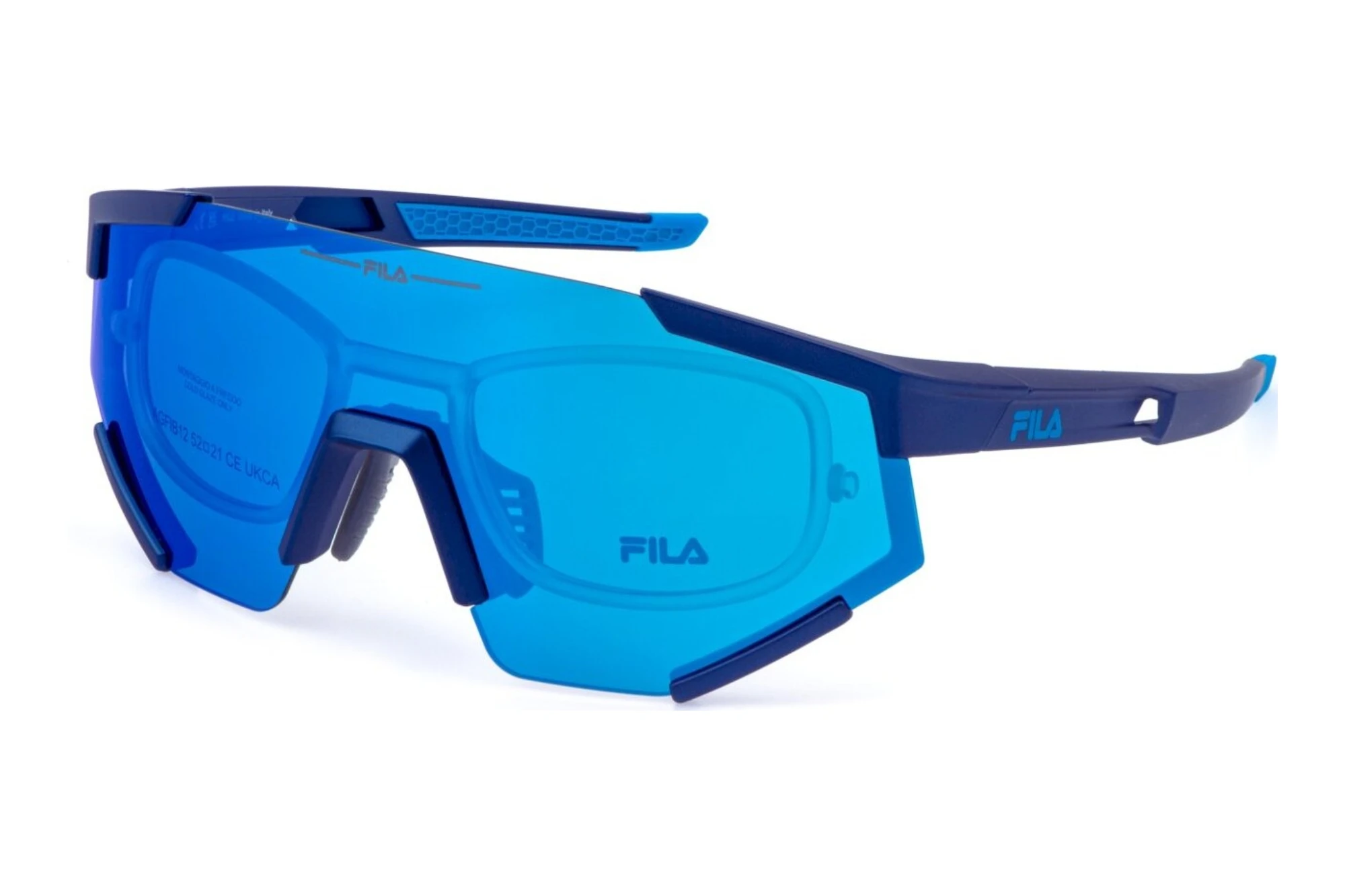 Fila SFIB12V 7U4B SMOKE MULTILAYER BLUEMATT METALLIC BLUE Fila SFIB12V 7U4B SMOKE MULTILAYER BLUEMATT METALLIC BLUE