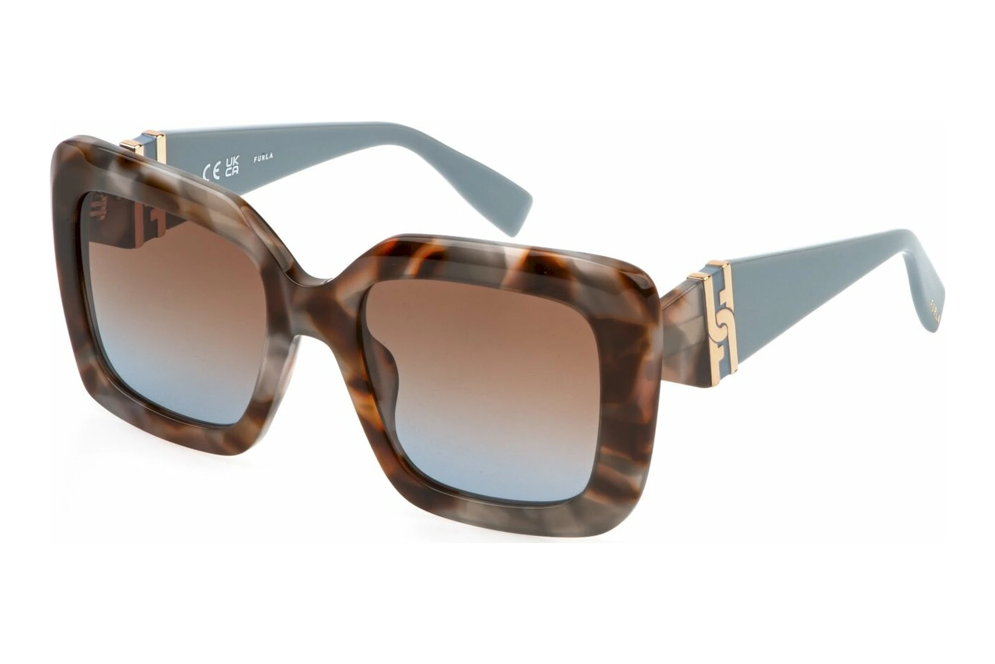 Furla SFU883 03KA BROWN GRADIENT BLUEBROWN/GREY HAVANA Furla SFU883 03KA BROWN GRADIENT BLUEBROWN/GREY HAVANA