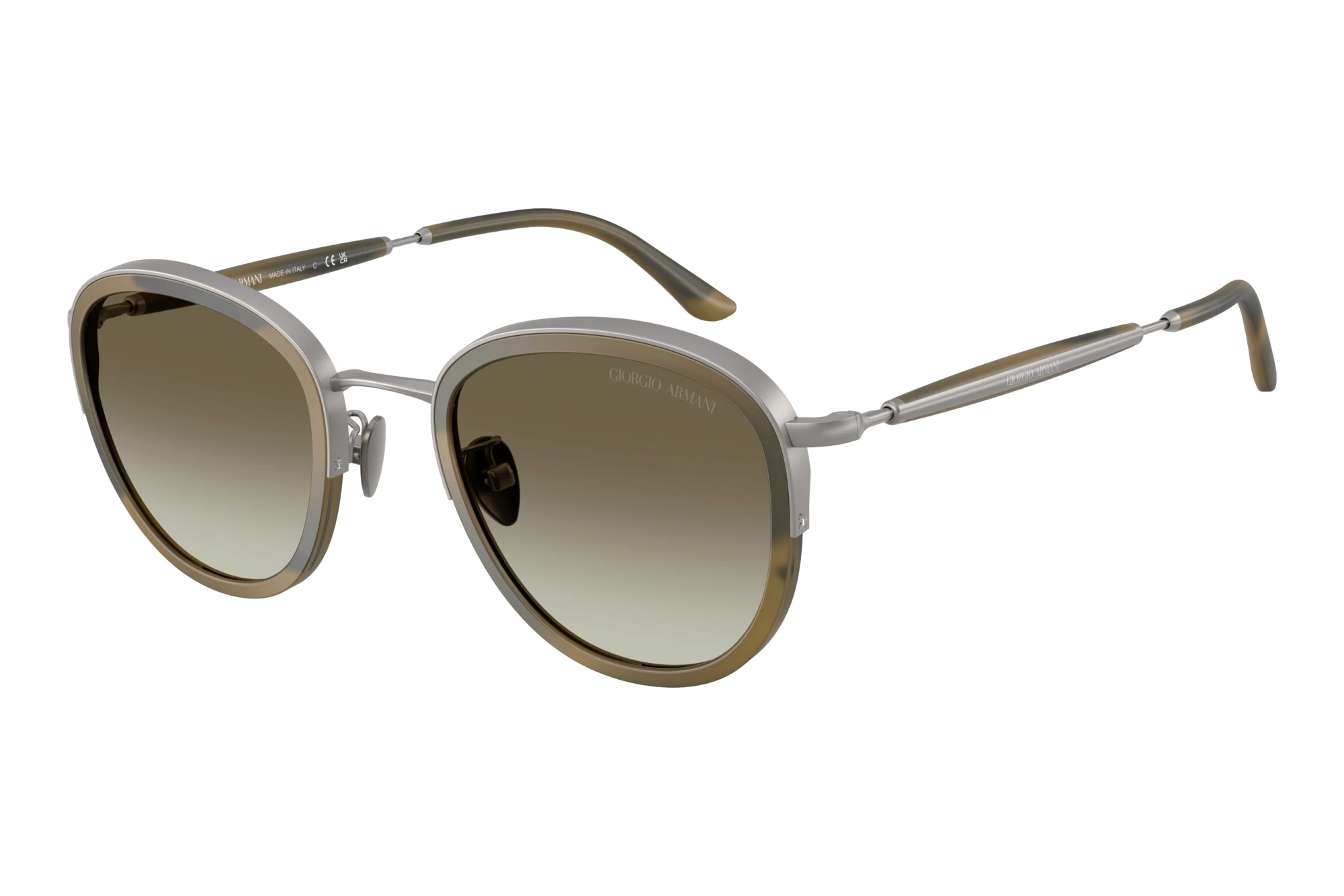 Giorgio Armani AR6176 30038E Green GradientMatte Gunmetal Giorgio Armani AR6176 30038E Green GradientMatte Gunmetal