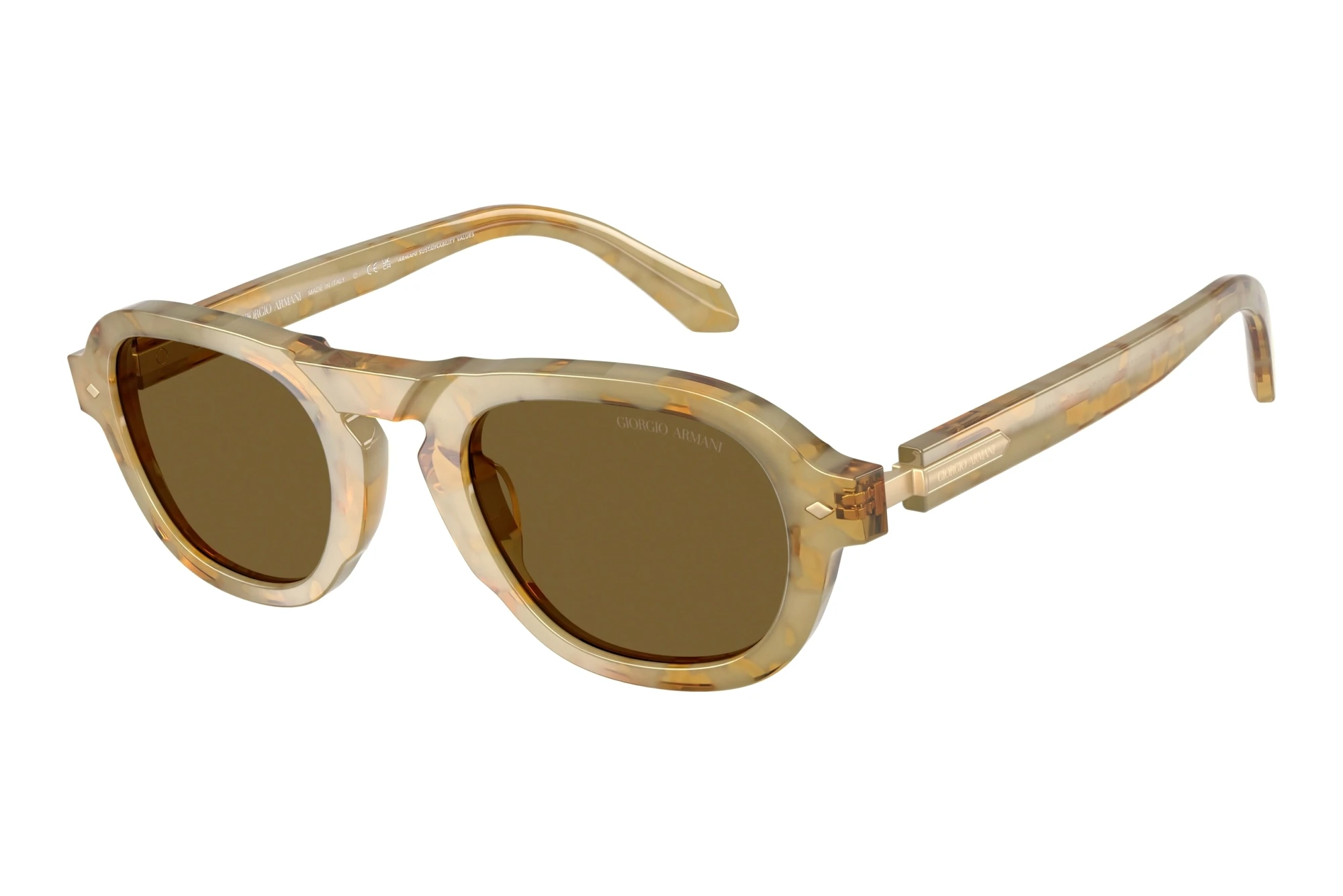 Giorgio Armani AR8244 630073 Dark BrownYellow Havana Giorgio Armani AR8244 630073 Dark BrownYellow Havana