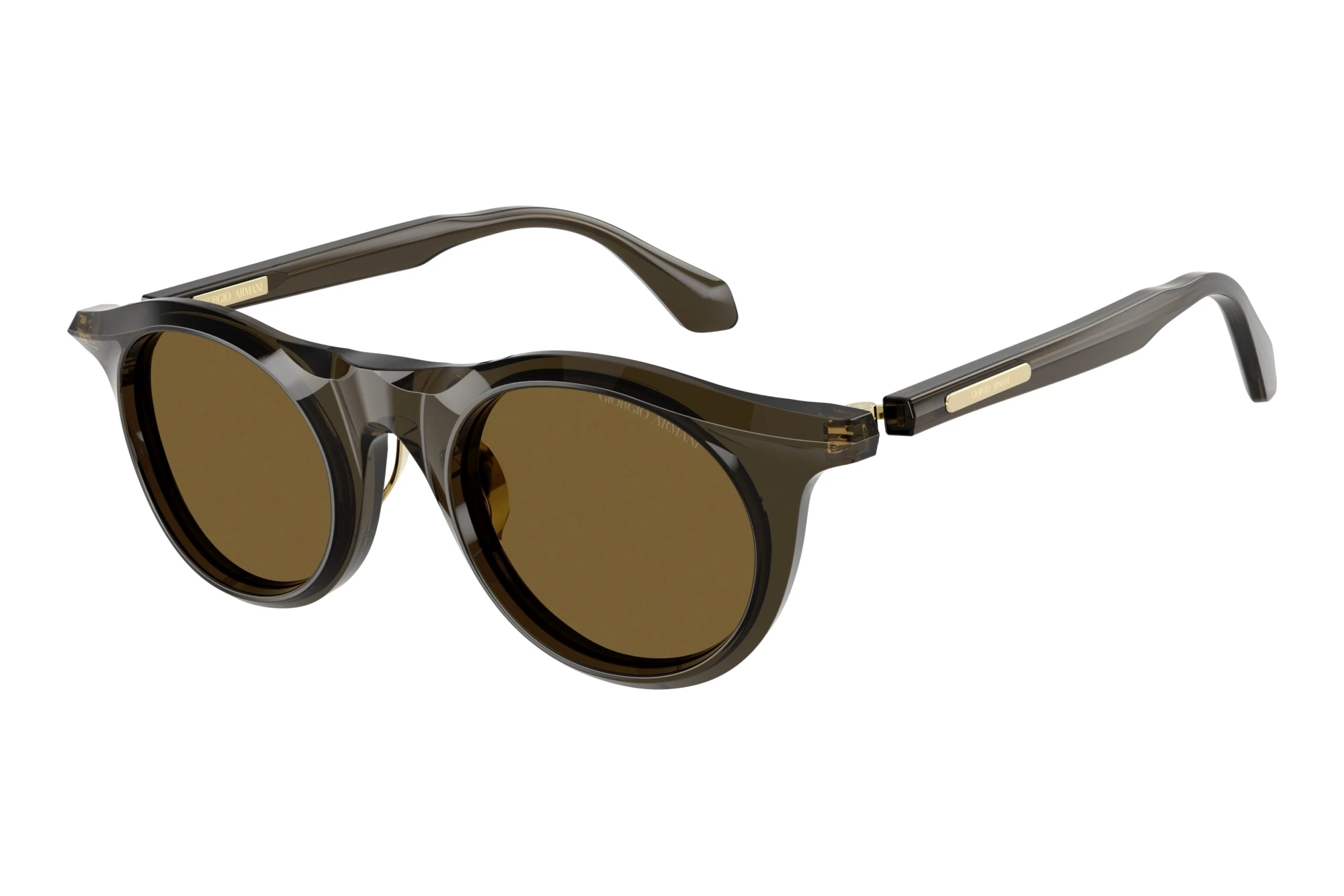 Giorgio Armani AR8258 641973 Dark BrownTransparent Green Giorgio Armani AR8258 641973 Dark BrownTransparent Green
