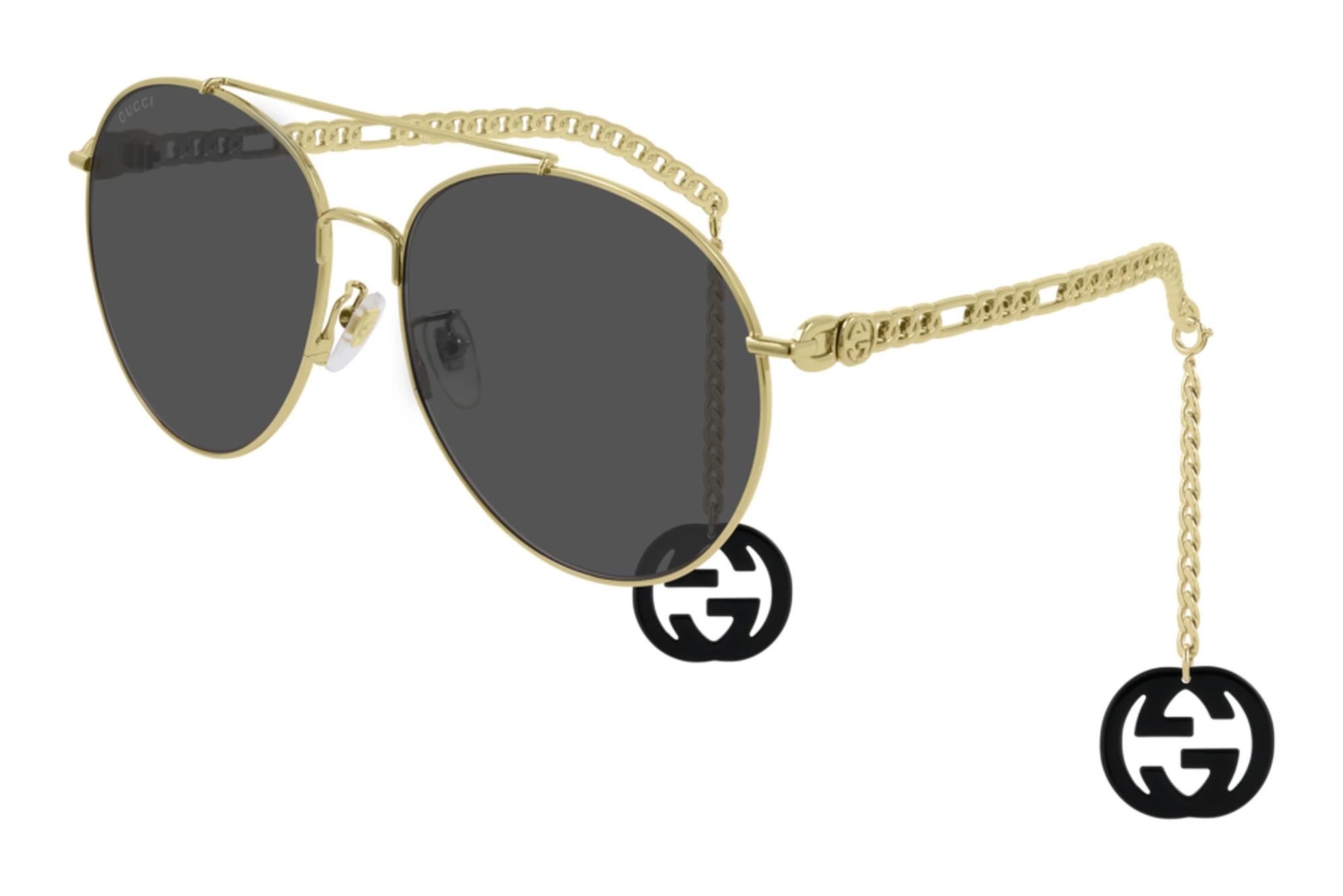 Gucci GG0725S 001 GREYGOLD Gucci GG0725S 001 GREYGOLD