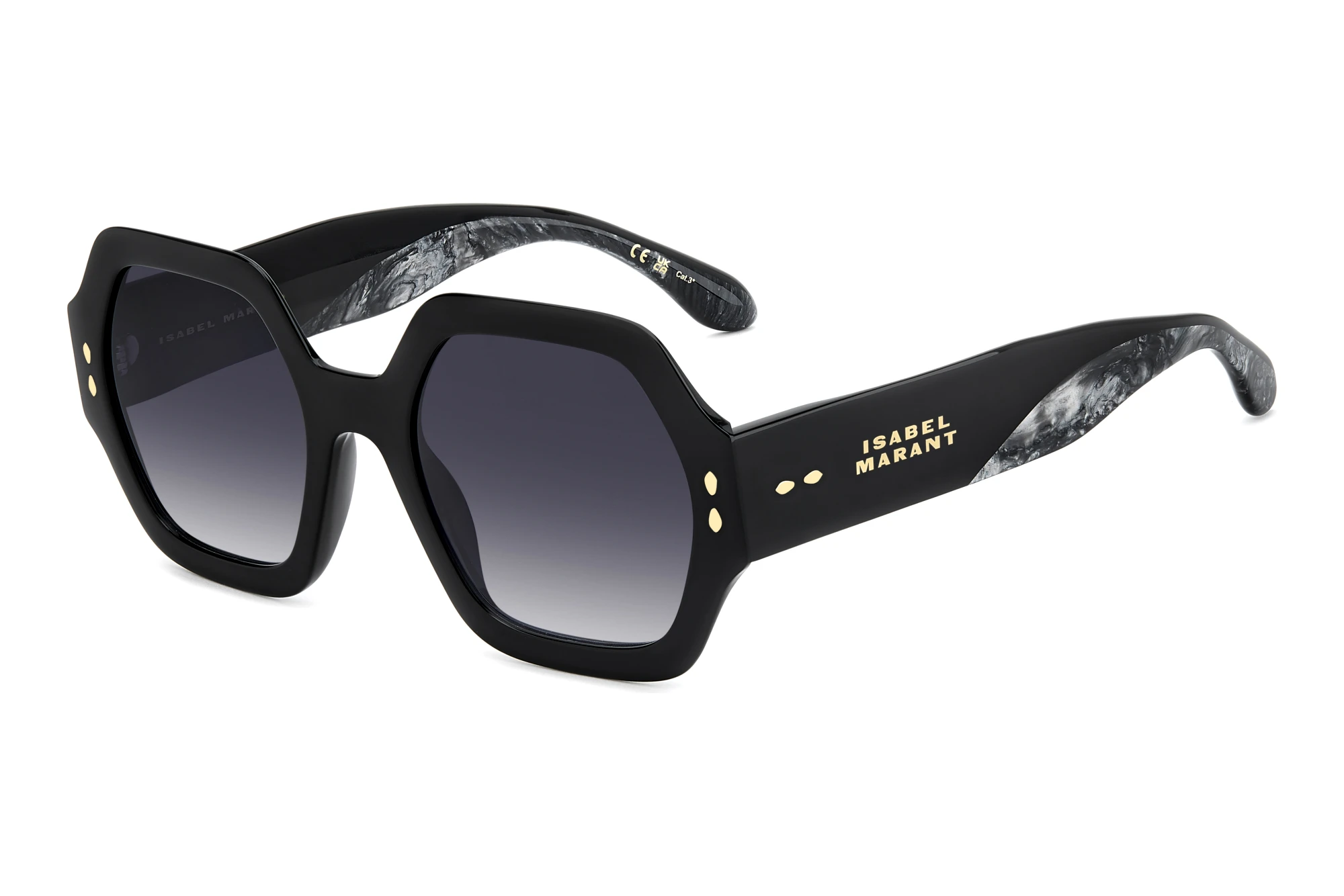Isabel Marant IM 0285/S XHZ/08 BLUE SHADEDBLACK MARBLE GREY Isabel Marant IM 0285/S XHZ/08 BLUE SHADEDBLACK MARBLE GREY