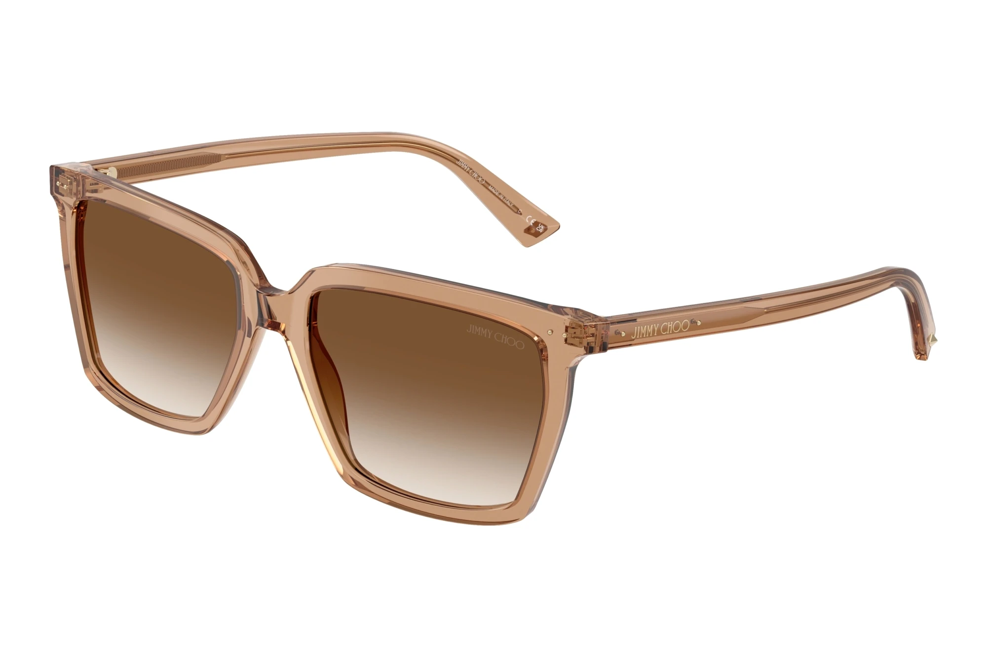 Jimmy Choo JC5051 507613 Gradient BrownTransparent Tan Jimmy Choo JC5051 507613 Gradient BrownTransparent Tan