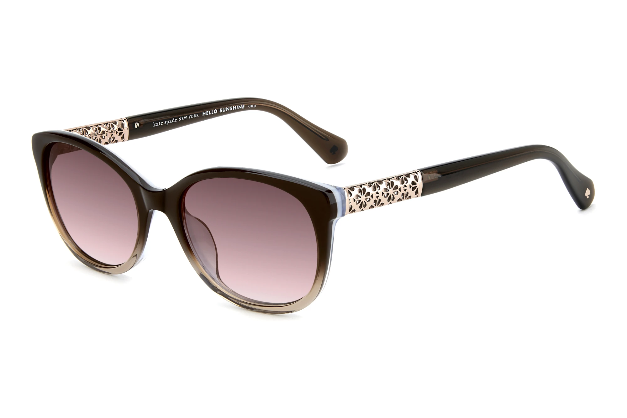 Kate Spade KS GENEVA 2/G/S 09Q/3X BURGUNDY SHADEDBROWN Kate Spade KS GENEVA 2/G/S 09Q/3X BURGUNDY SHADEDBROWN