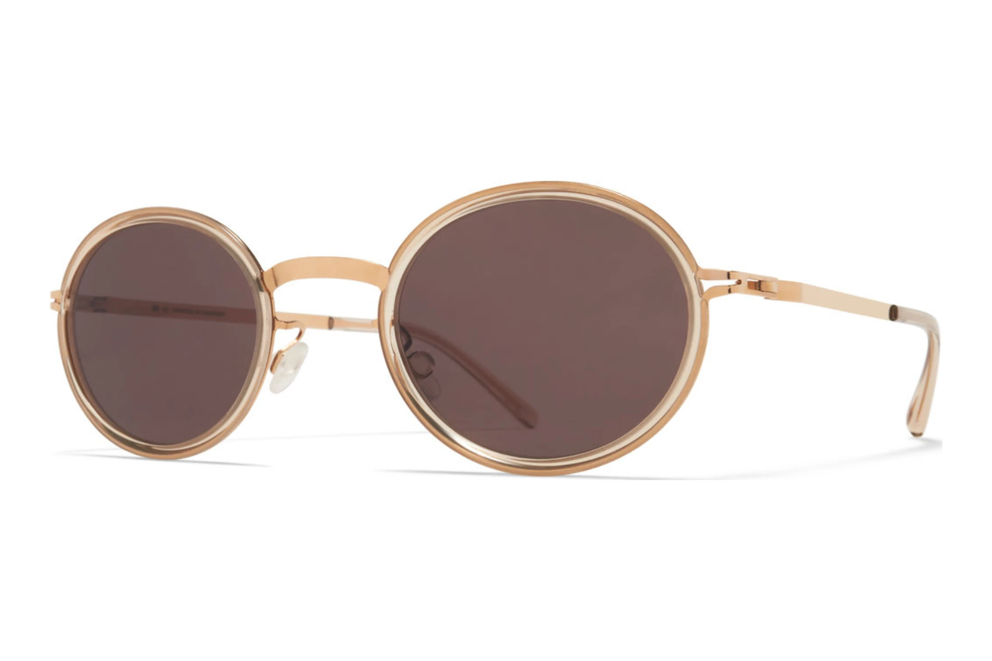 MYKITA BERTHOLD SUN 757 Brown SolidA116 Champagne Gold/Desert Haz MYKITA BERTHOLD SUN 757 Brown SolidA116 Champagne Gold/Desert Haz
