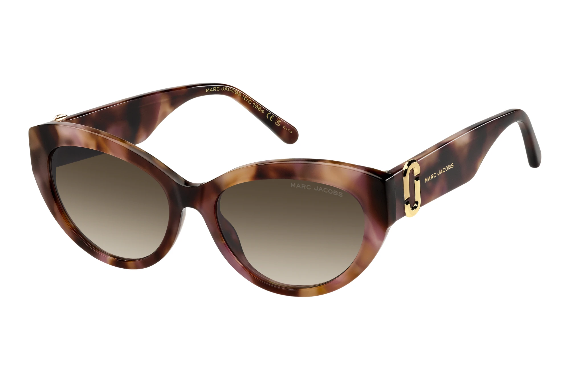 Marc Jacobs MARC 883/S 0B0/HA BROWN SHADEDBROWN PINK HAVANA Marc Jacobs MARC 883/S 0B0/HA BROWN SHADEDBROWN PINK HAVANA