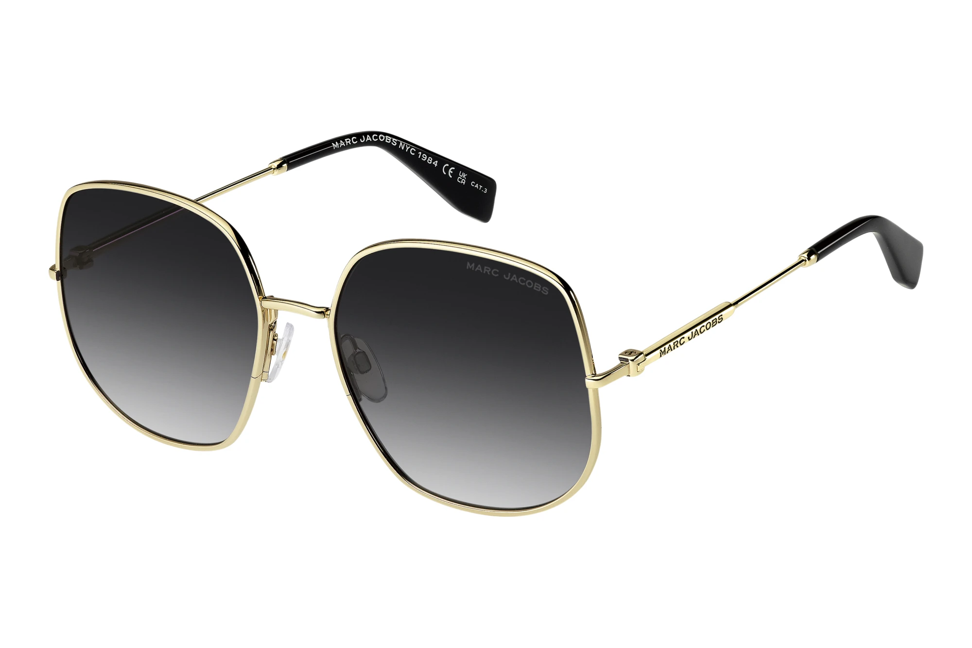 Marc Jacobs MARC 916/S RHL/9O DARK GREY SHADEDGOLD BLACK 2 Marc Jacobs MARC 916/S RHL/9O DARK GREY SHADEDGOLD BLACK 2