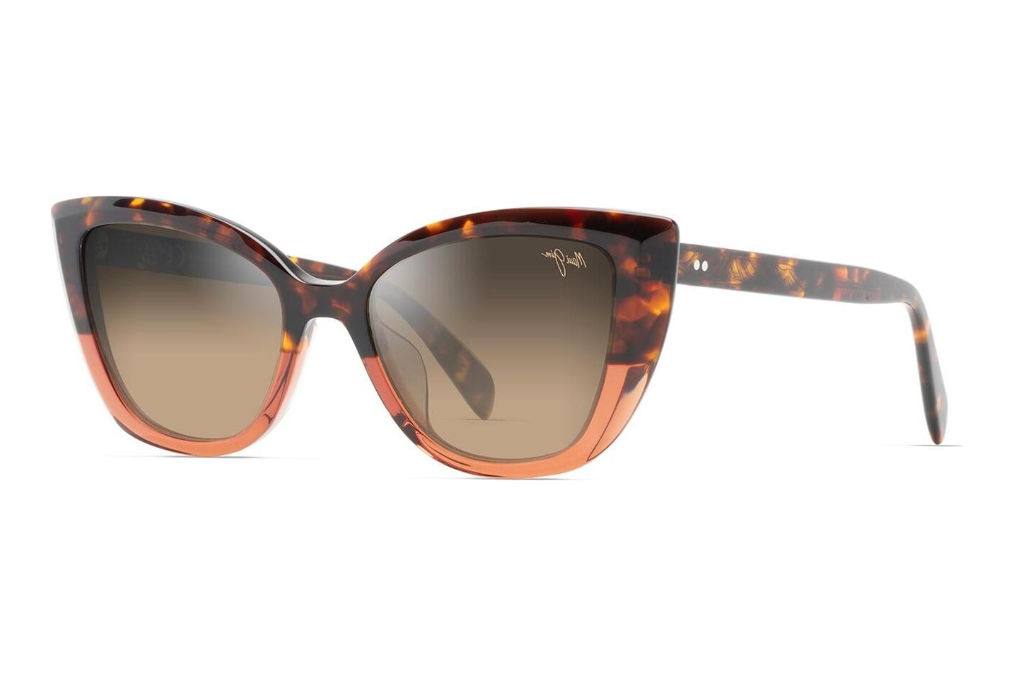 Maui Jim Blossom HS892-10 HCL® BronzeHavana w/Peach Maui Jim Blossom HS892-10 HCL® BronzeHavana w/Peach