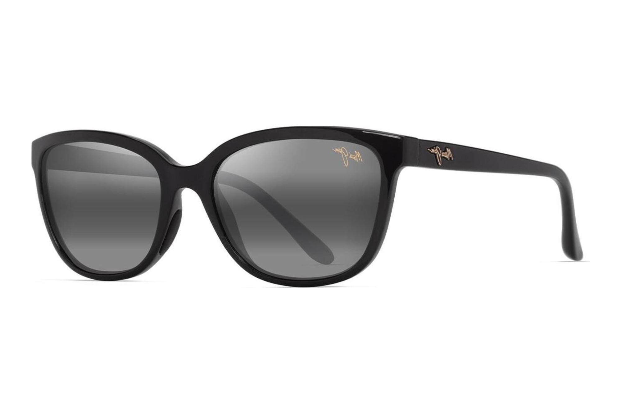 Maui Jim Honi 758-02 Neutral GreyShiny Black Maui Jim Honi 758-02 Neutral GreyShiny Black