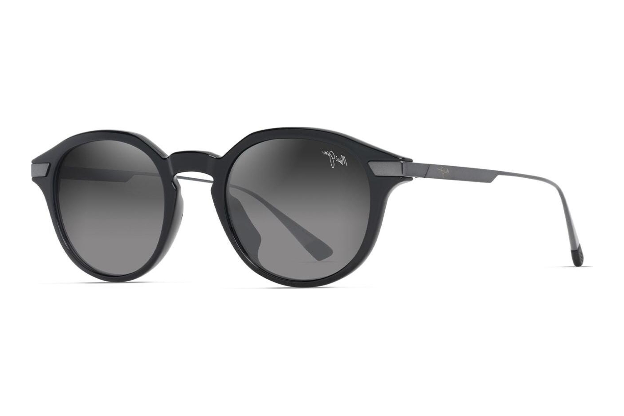 Maui Jim Momi GS622-02 Neutral GreyShiny Black Maui Jim Momi GS622-02 Neutral GreyShiny Black