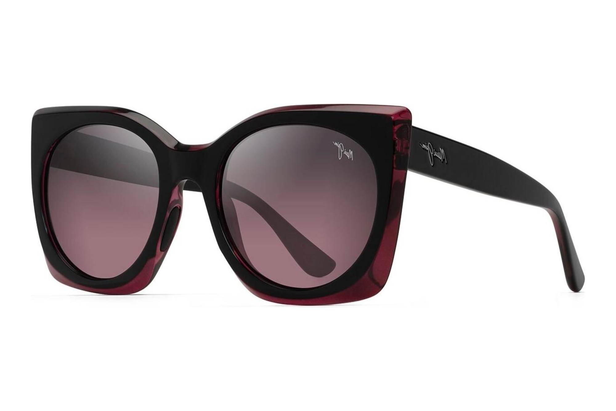 Maui Jim Pakalana RS855-09 Maui Rose®Black Cherry w/Raspberry Inter Maui Jim Pakalana RS855-09 Maui Rose®Black Cherry w/Raspberry Inter