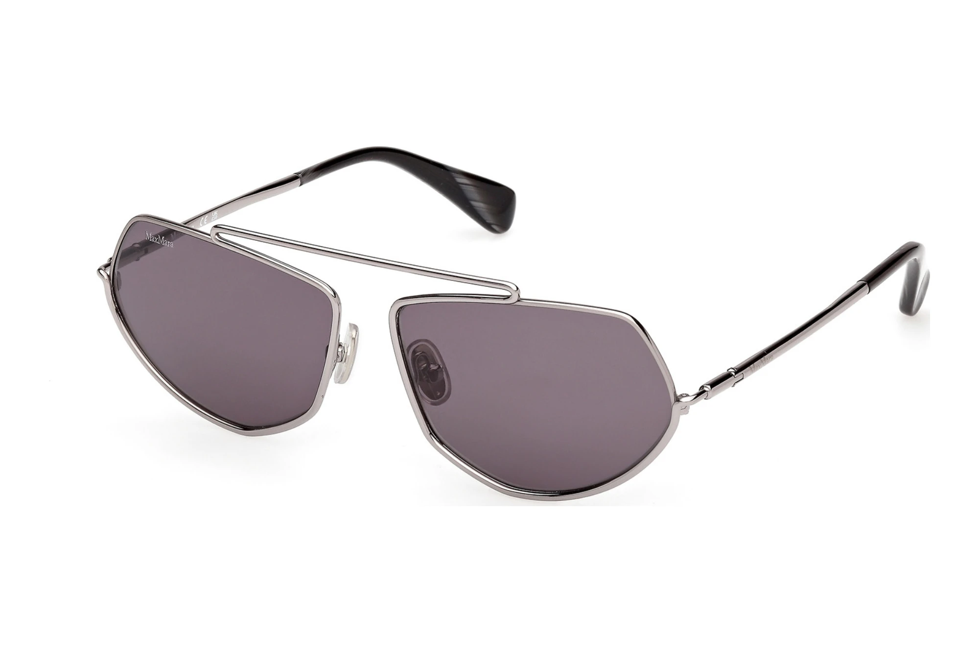 Max Mara MM0165 14A grauMatt Hell Ruthenium Max Mara MM0165 14A grauMatt Hell Ruthenium