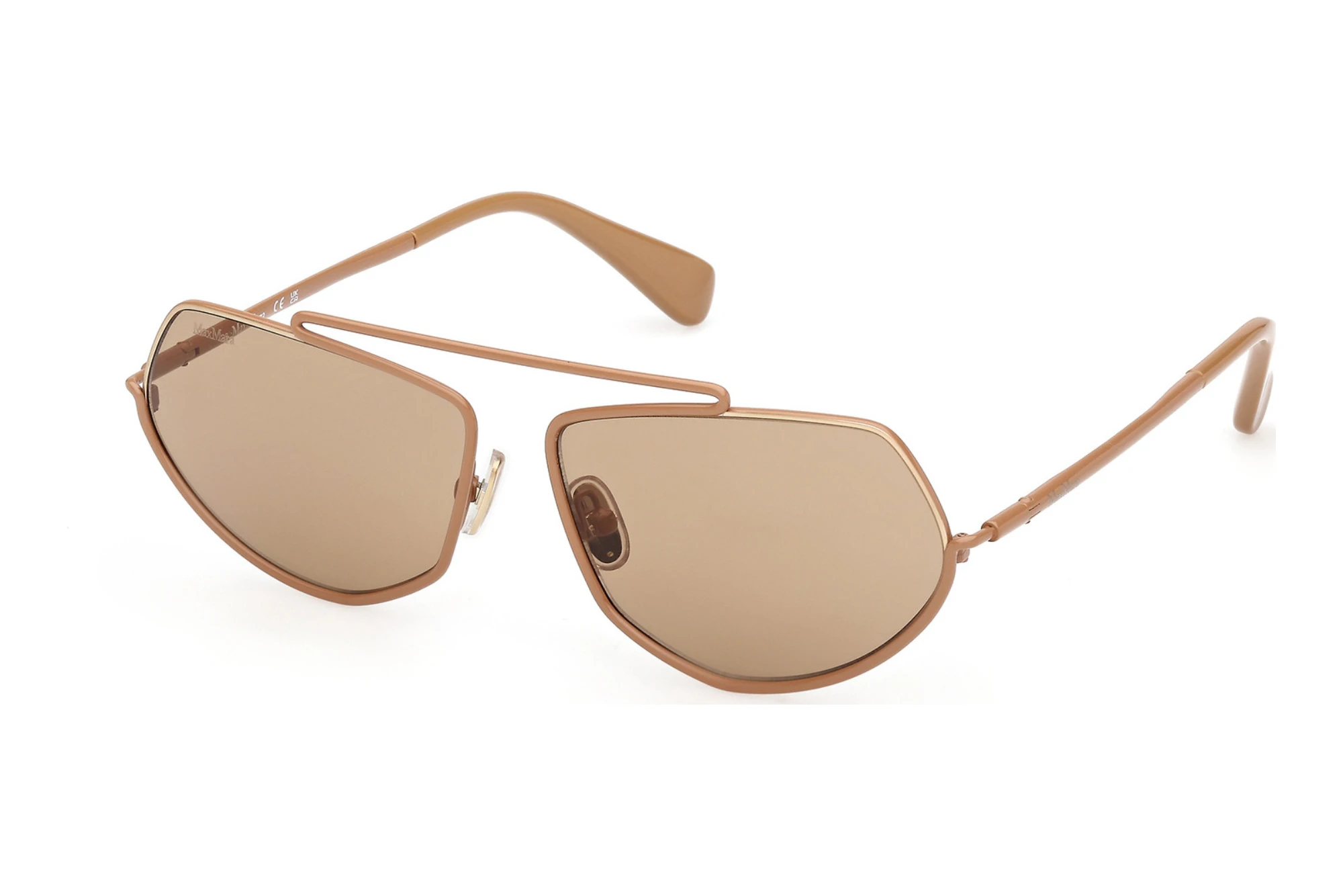 Max Mara MM0165 45E braunGlänzend Hellbraun Max Mara MM0165 45E braunGlänzend Hellbraun