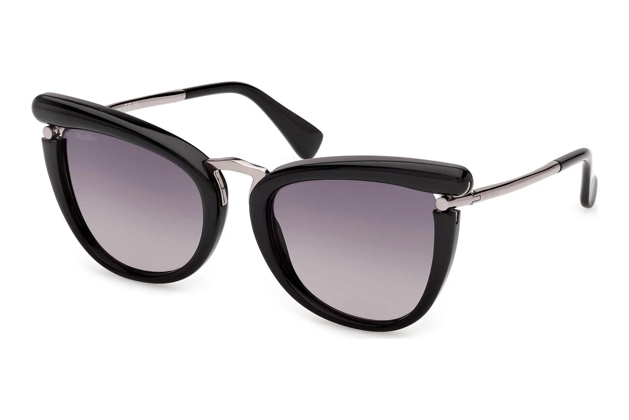 Max Mara MM0186 01B grau verlaufendGlänzend Schwarz Max Mara MM0186 01B grau verlaufendGlänzend Schwarz